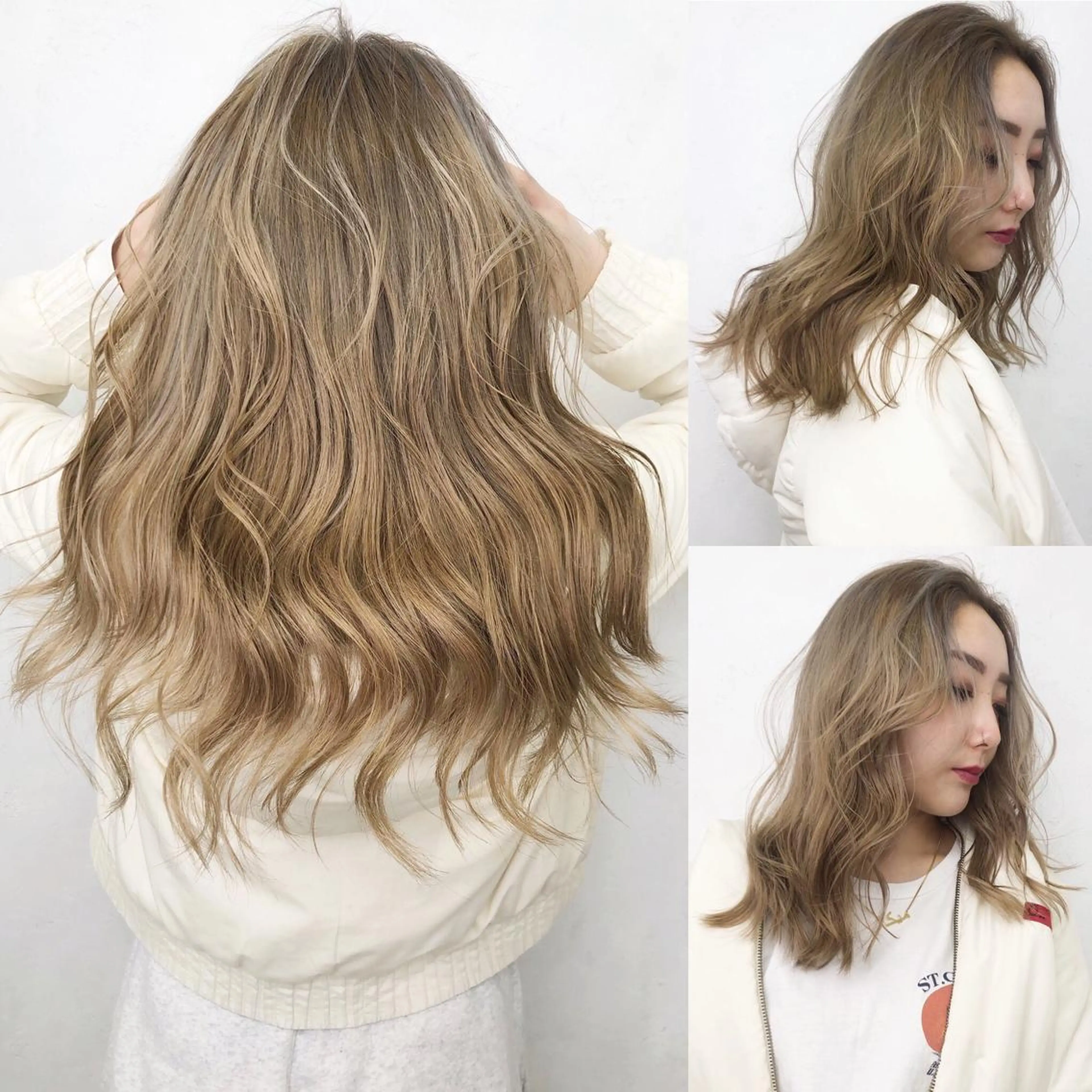 ロング カラー メンズ ベージュカラー ブロンド ブロンドベージュ カット ヘアカラー トリートメント pigment所属・♡MIHO♡ スタイリストのヘアスタイル