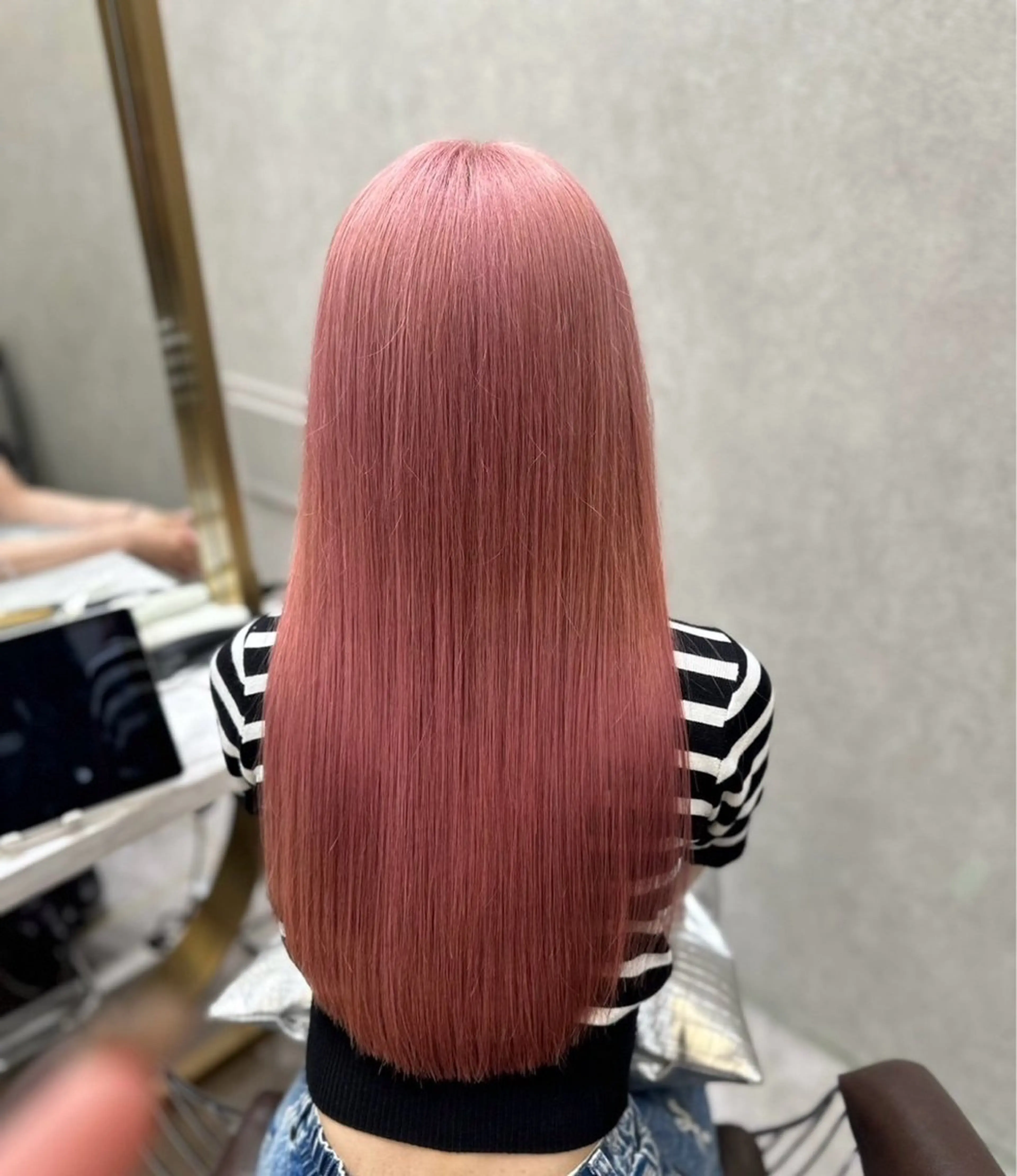 ロング 髪質改善 韓国風ヘア ヘアカラー トリートメント Lond Role所属・ブリーチなしカラー shizuka🎀のヘアスタイル