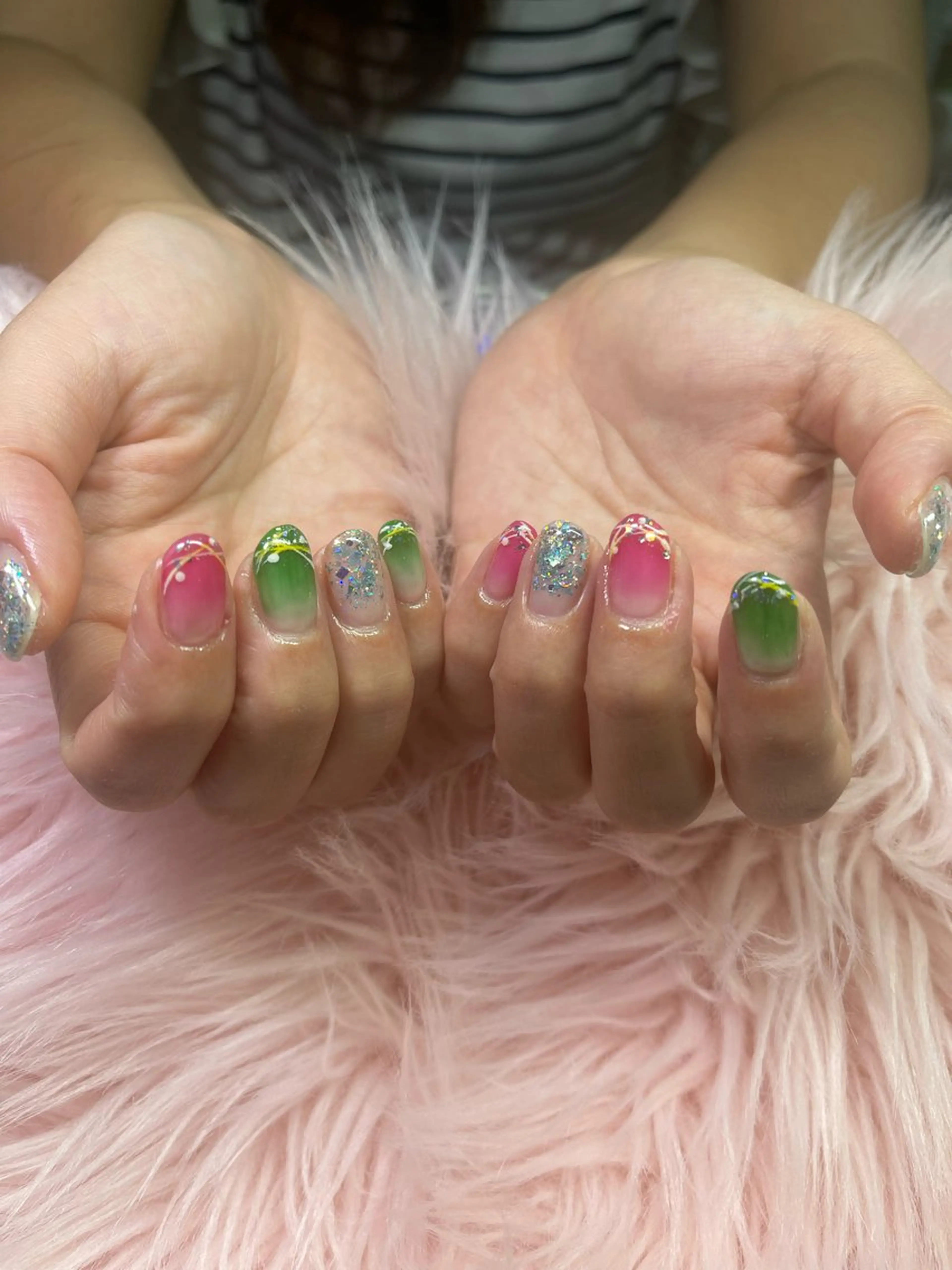 ネイル ヨーヨーネイル ネイルサロンキュアイスト所属・キュアイスト アコパラジェル調布のネイルデザイン