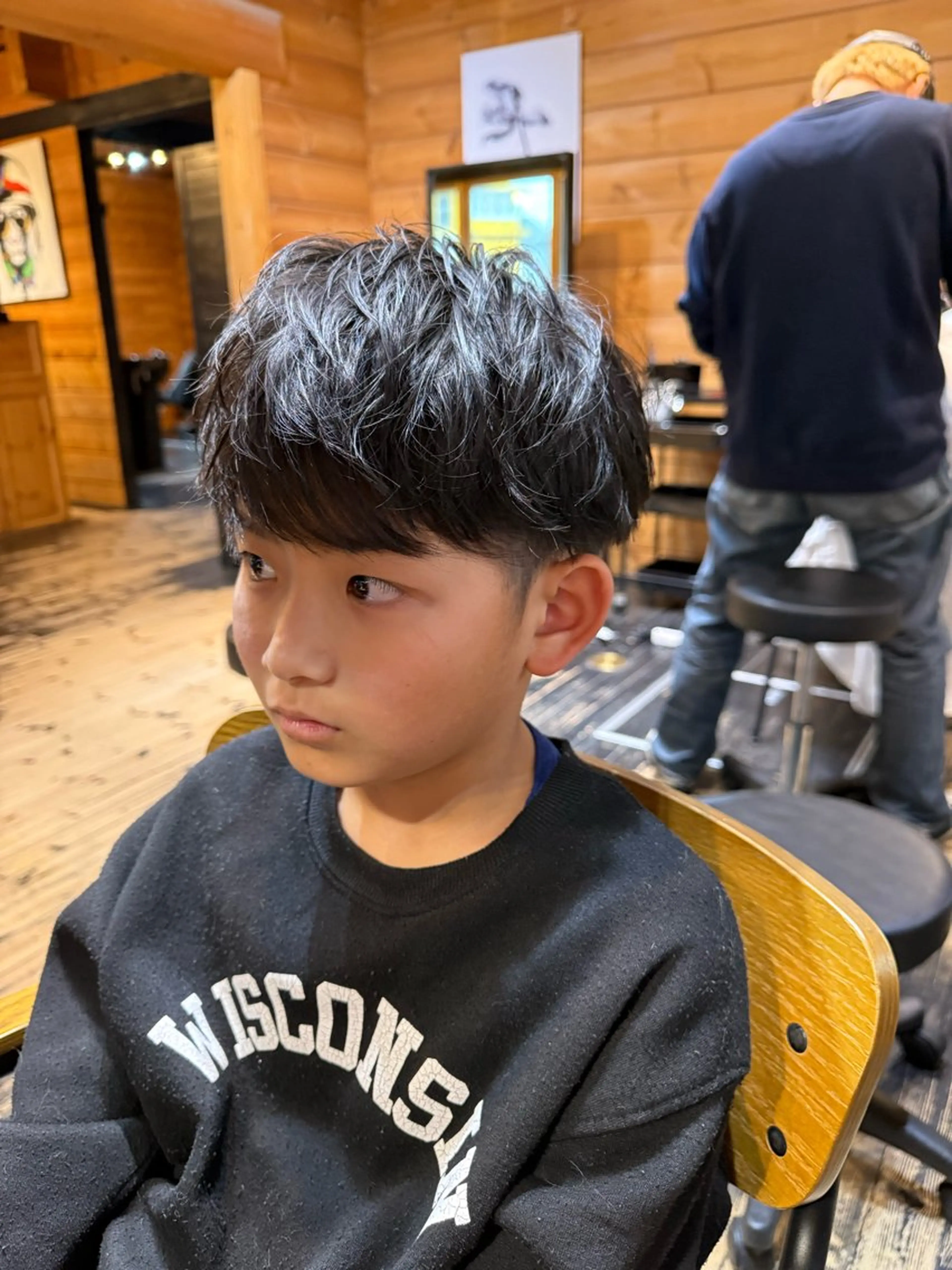 メンズ キッズ マッシュ 古賀 雄大のヘアスタイル