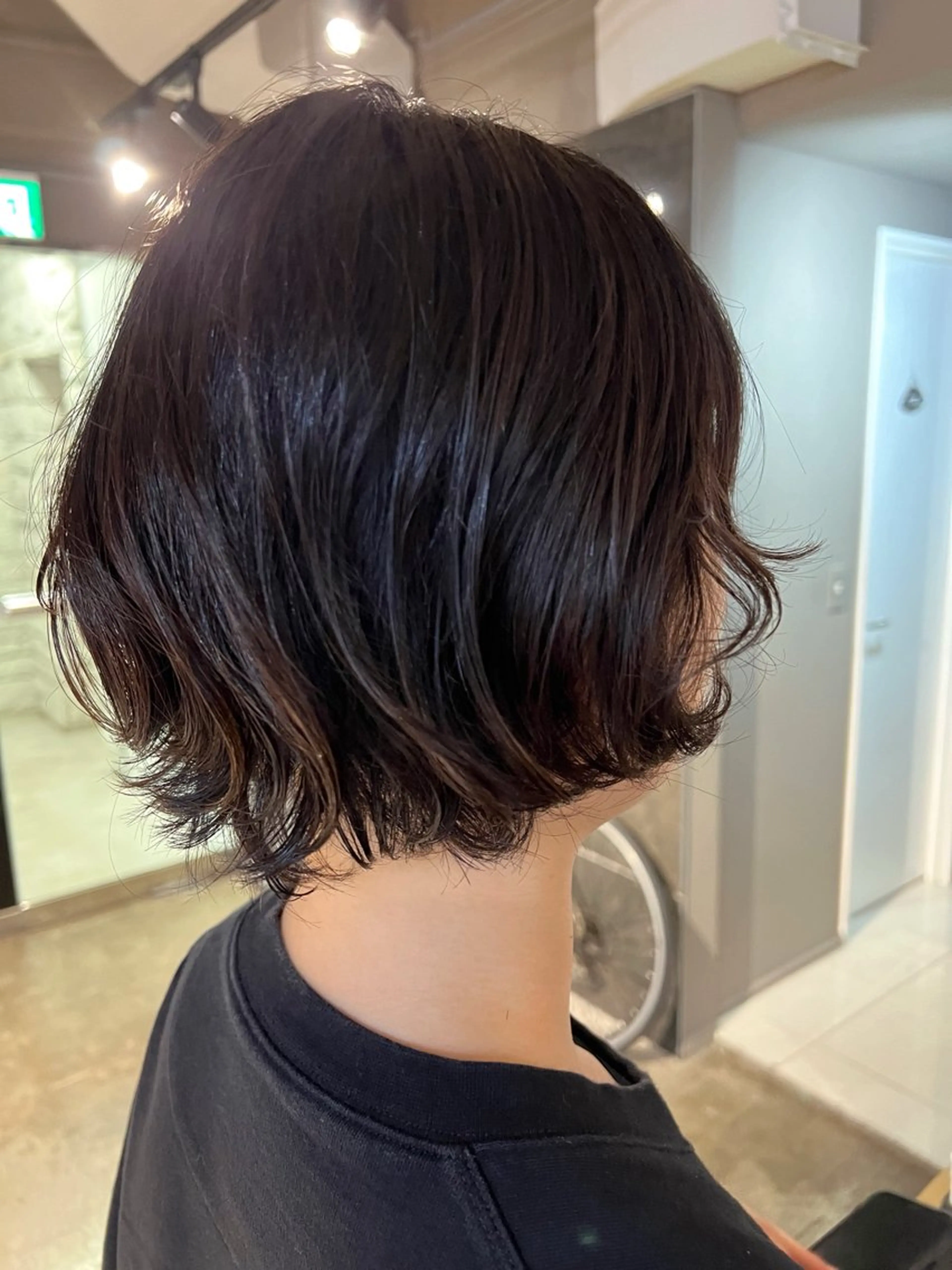 ミディアム カラー ミディアムパーマ daiki 原宿のヘアスタイル