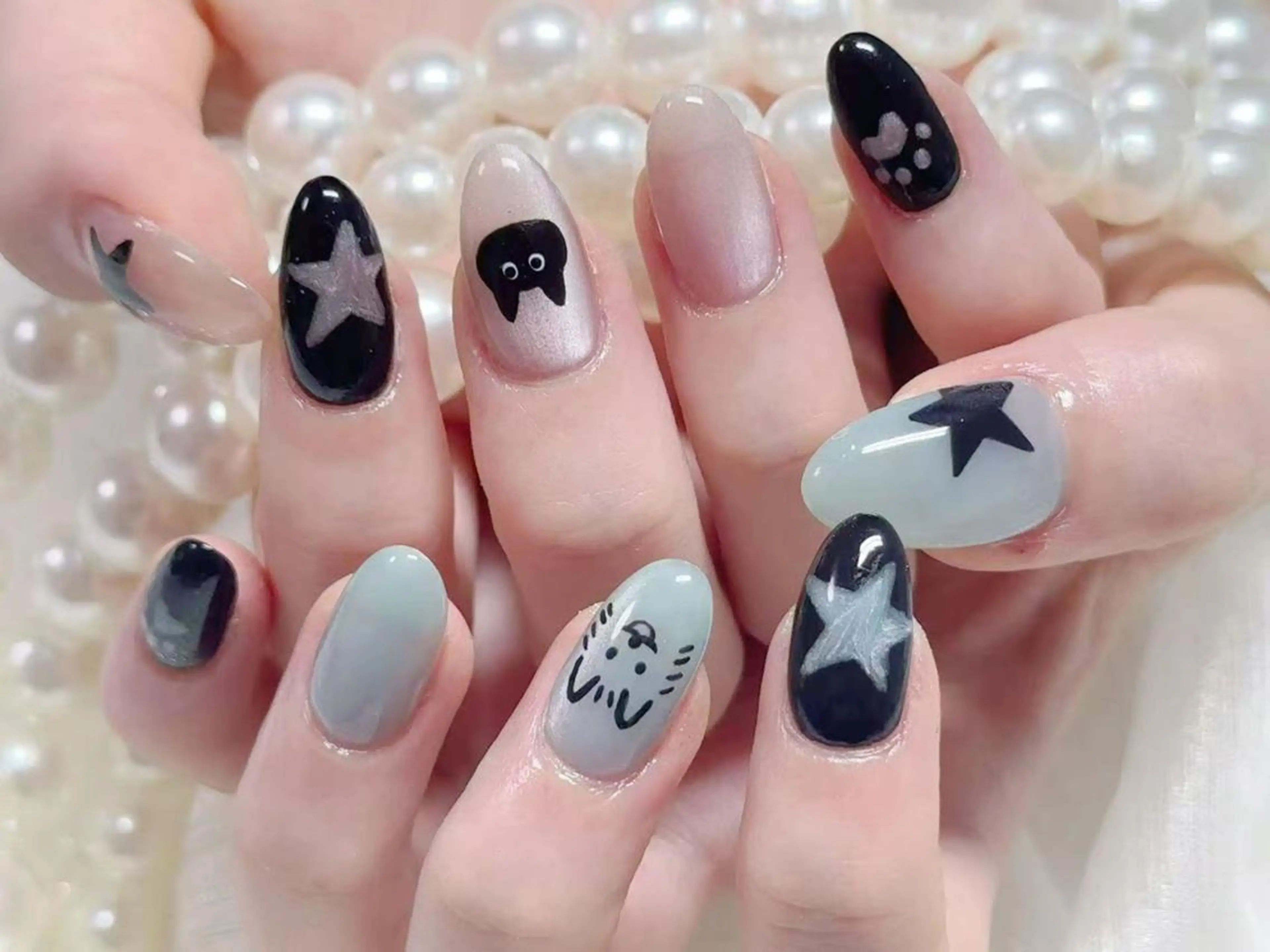 キッズ かすみ ✨のネイルデザイン