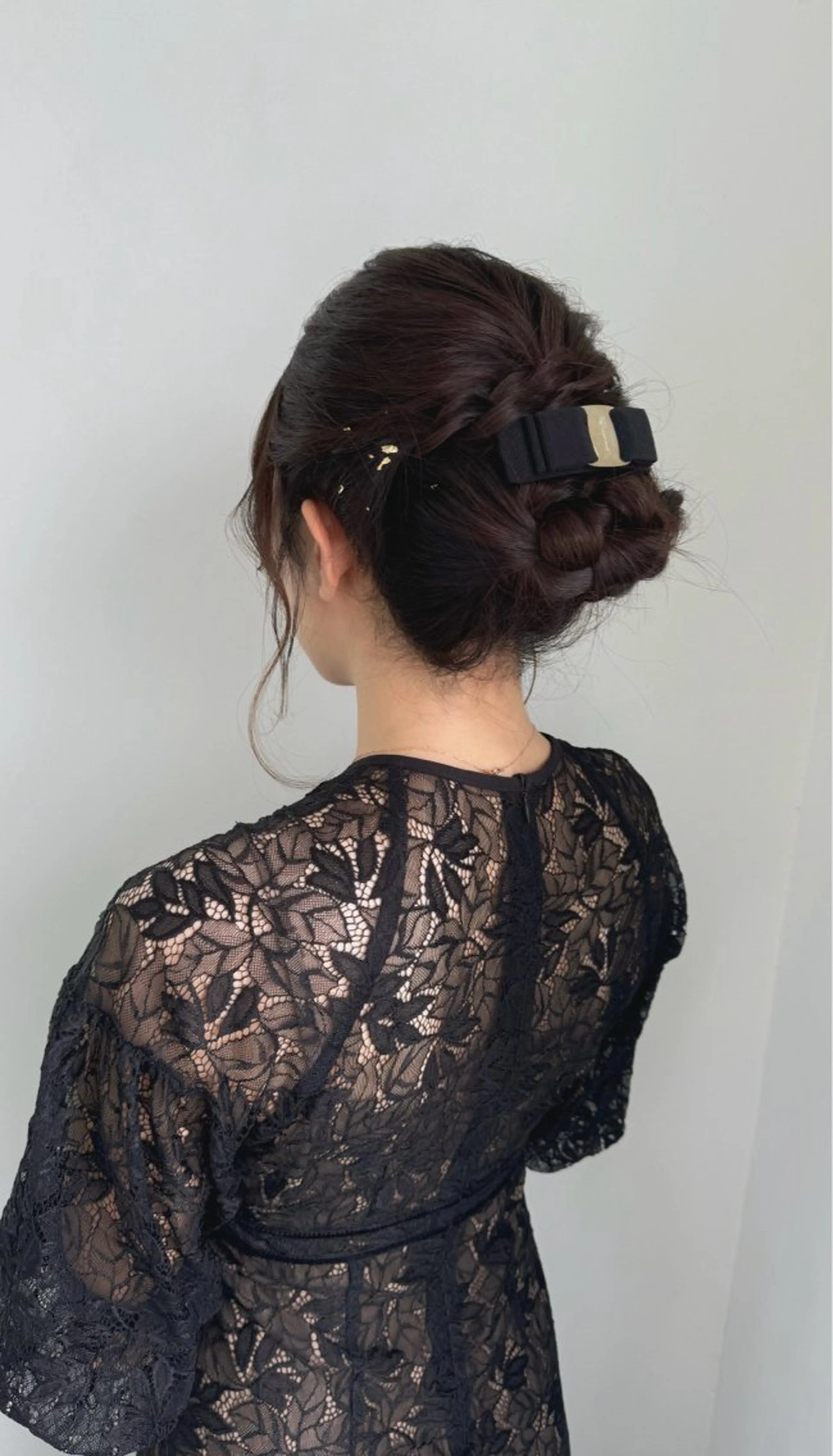 セミロング ヘアセット maina/透明感 ベージュ/ブラウンのヘアスタイル