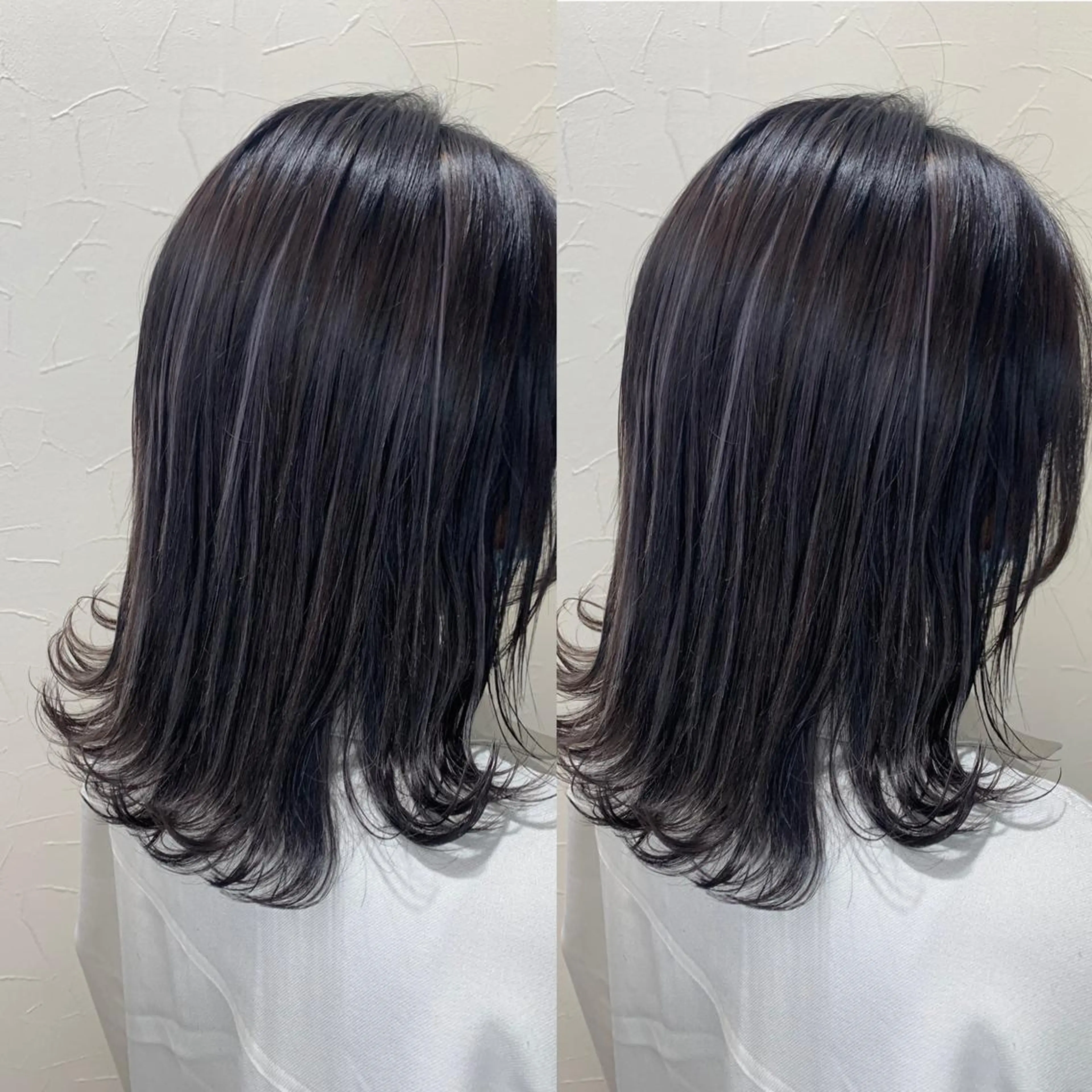 ミディアム ハイライト カット パーマ 似合わせ提案 将真のヘアスタイル