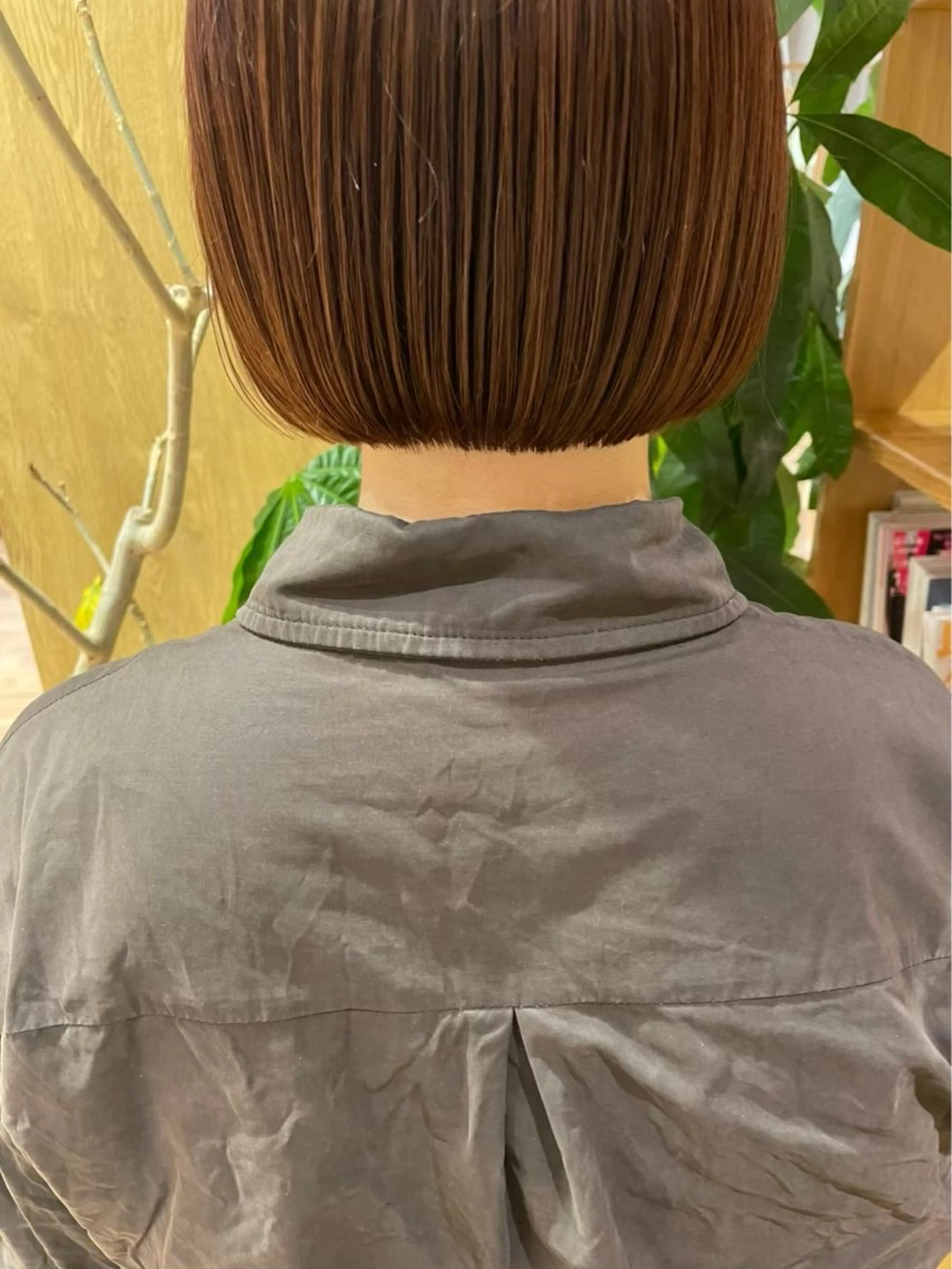 ショート 辻しおり/似合わせ カット/暖色カラー栄のヘアスタイル