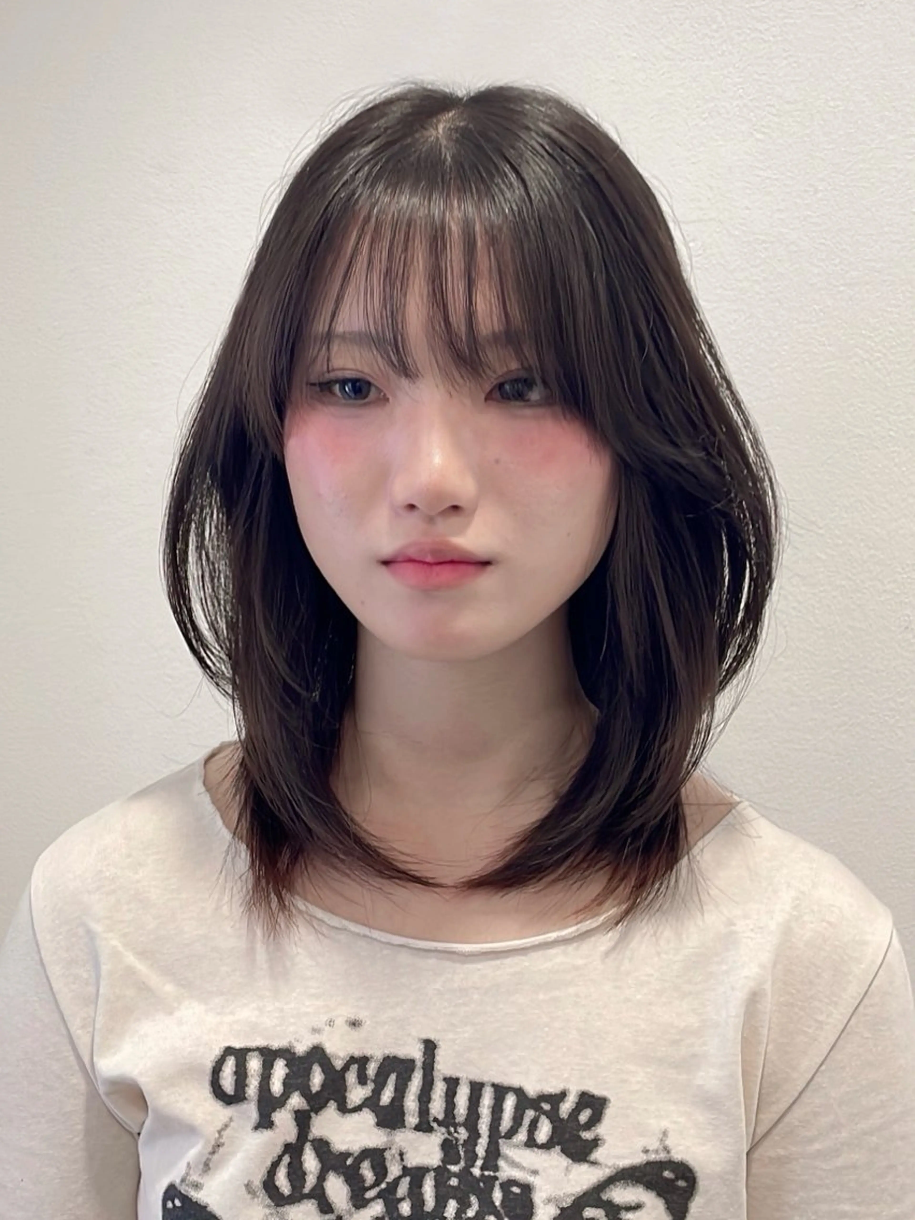 ミディアム カラー パーマ ヘアアレンジ IVY表参道所属・ヘアメイク小野リエ 韓国ハーフ🦊のヘアスタイル