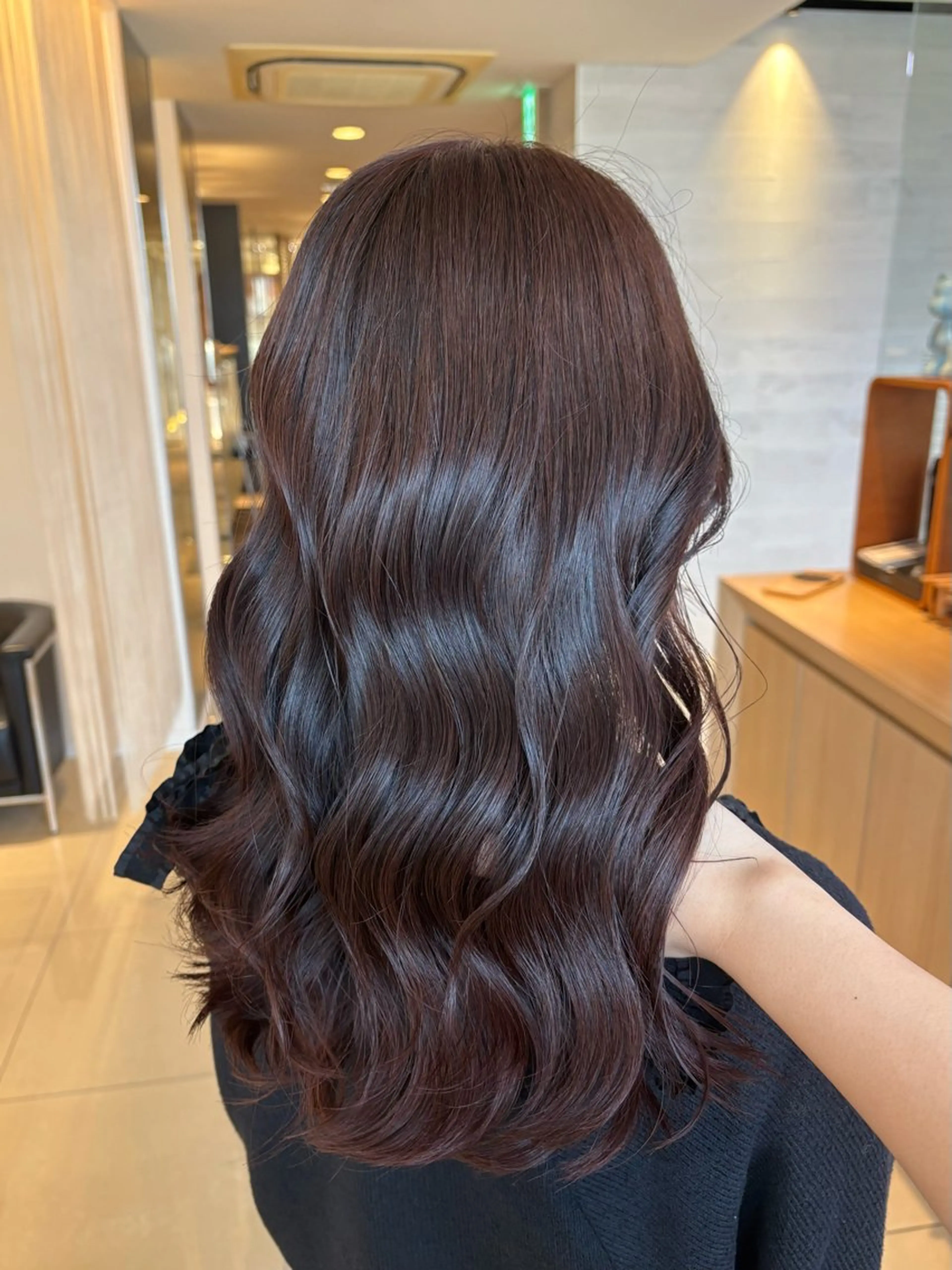 ロング カラー ヘアカラー 根上 早蘭のヘアスタイル