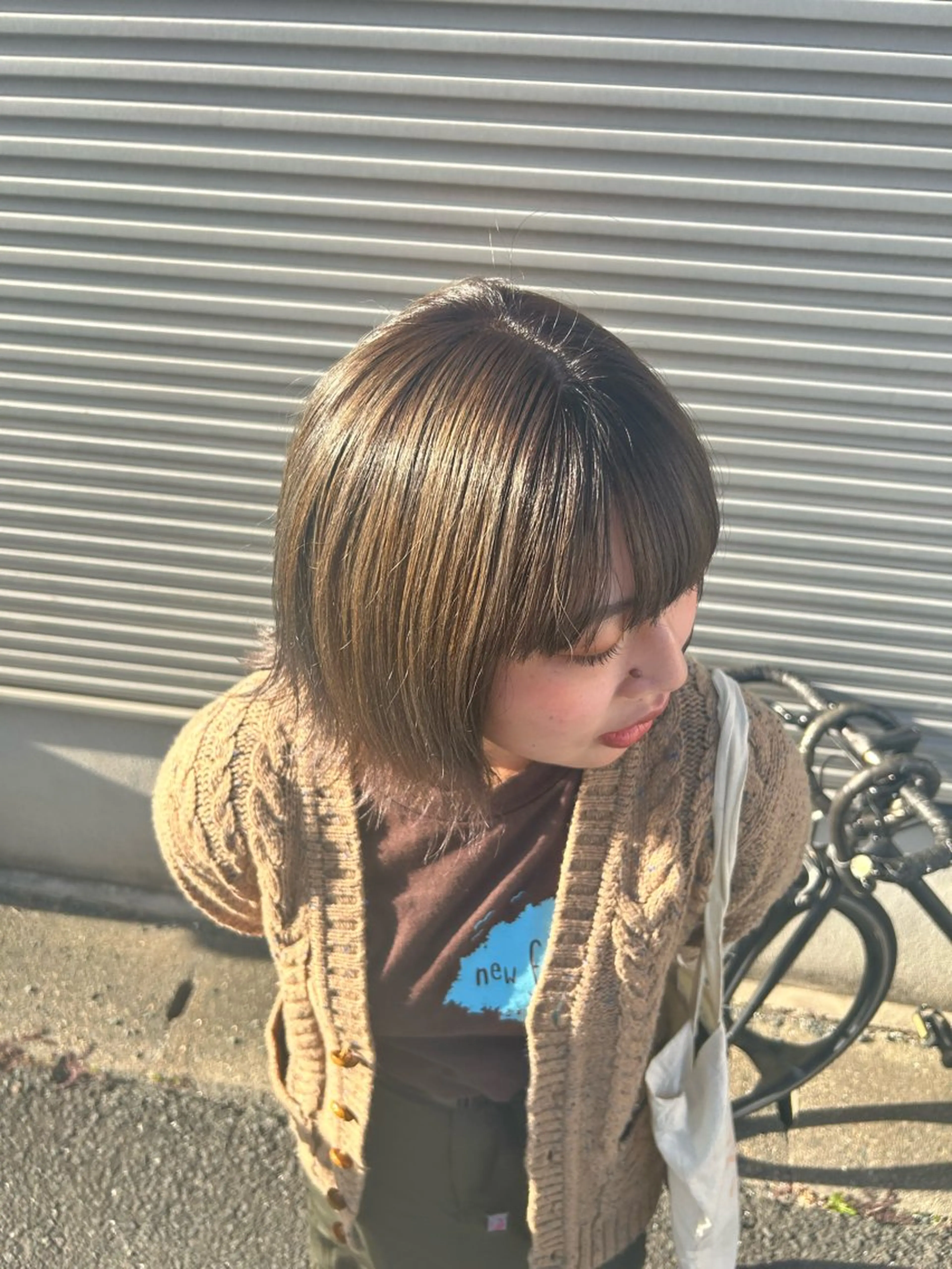 ミディアム カラー ヘアカラー トリートメント 💙ルル💙 ハイトーン/レイヤーのヘアスタイル