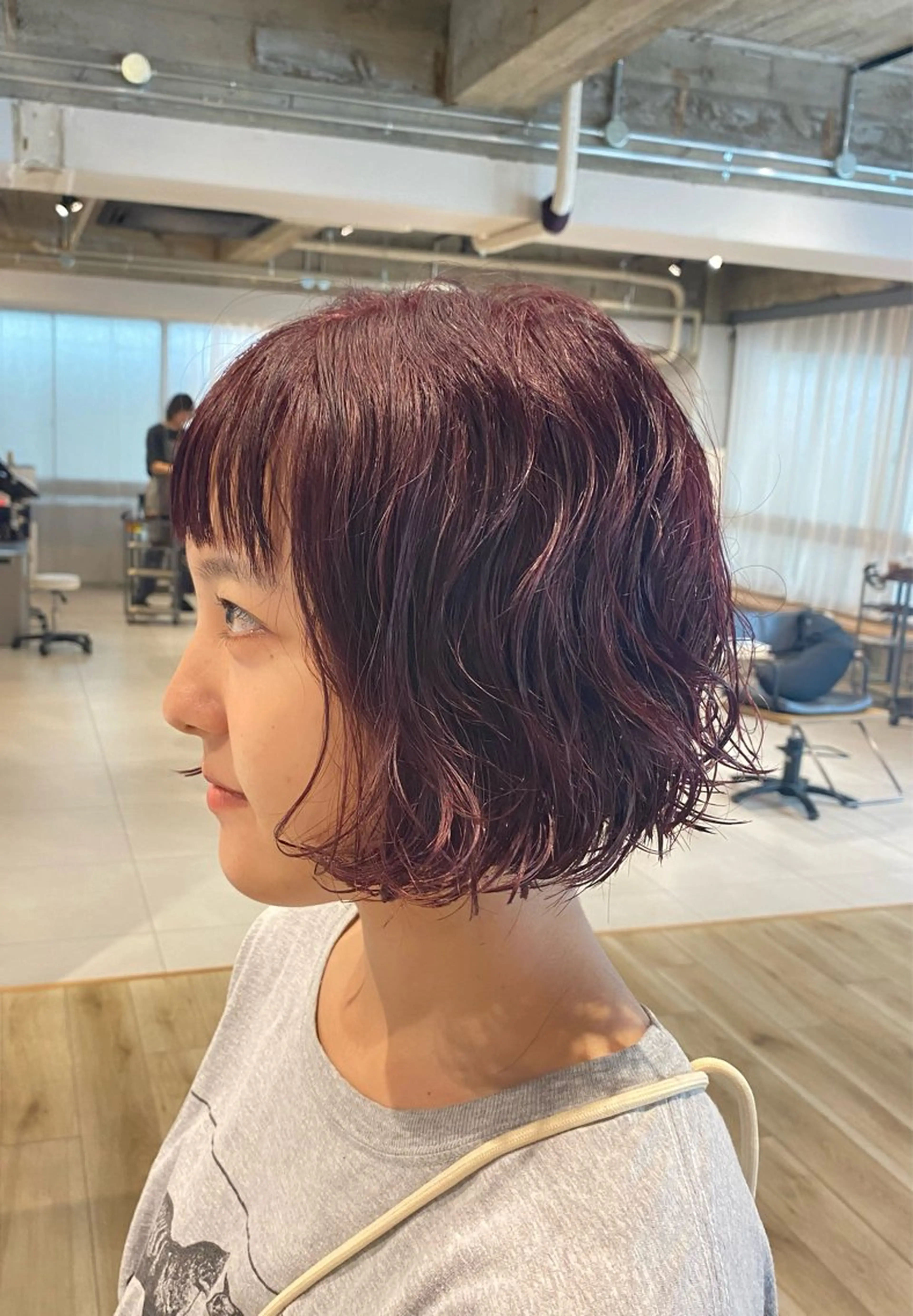 ショート カラー ブリーチ ダブルカラー ブリーチなしカラー ヘアカラー ai ㅤのヘアスタイル