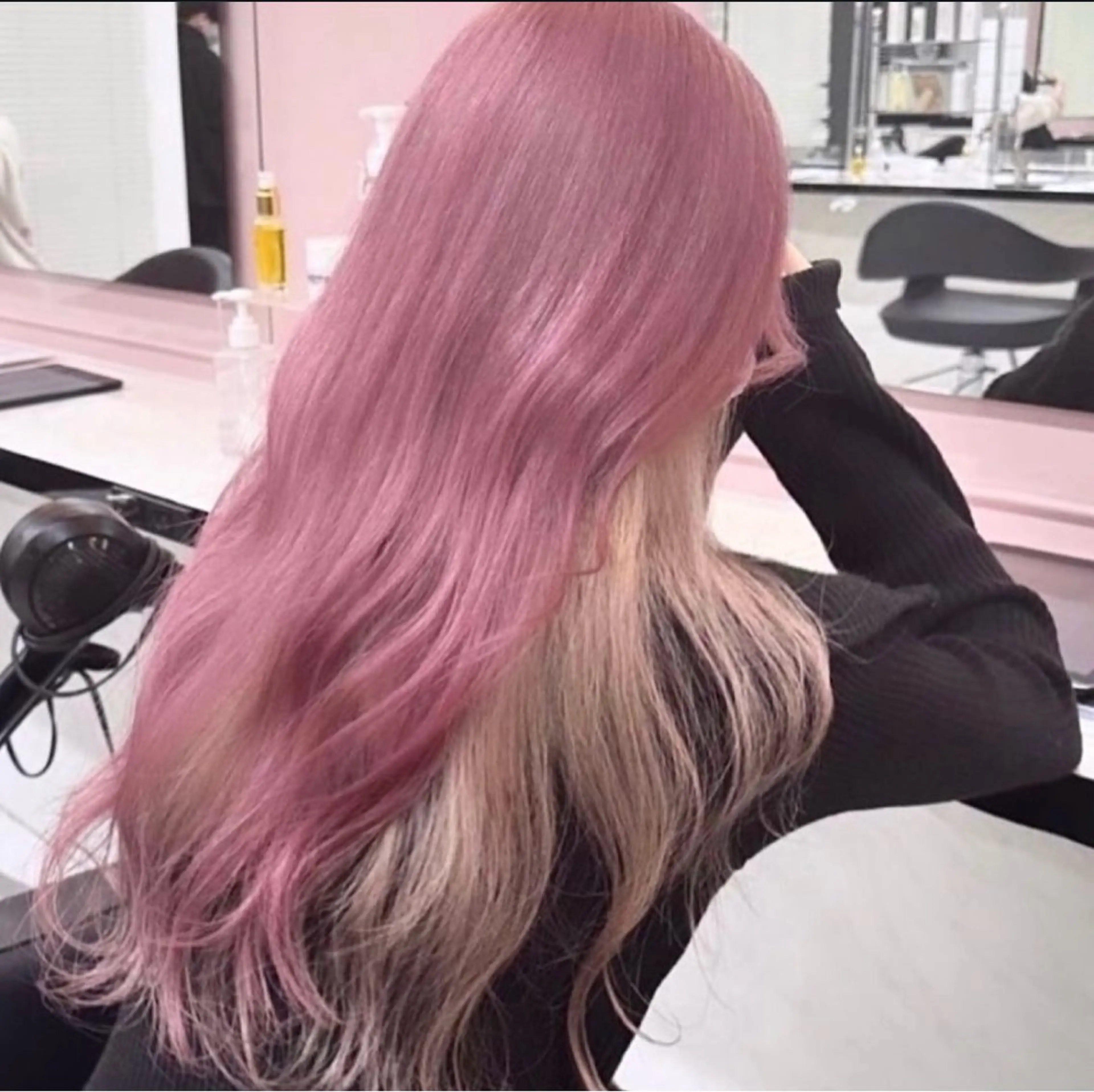 セミロング ヘアカラー トリートメント ヘッドスパ ヘアセット 🏹‪‪girlyト レンド‪モテヘア🏹のヘアスタイル