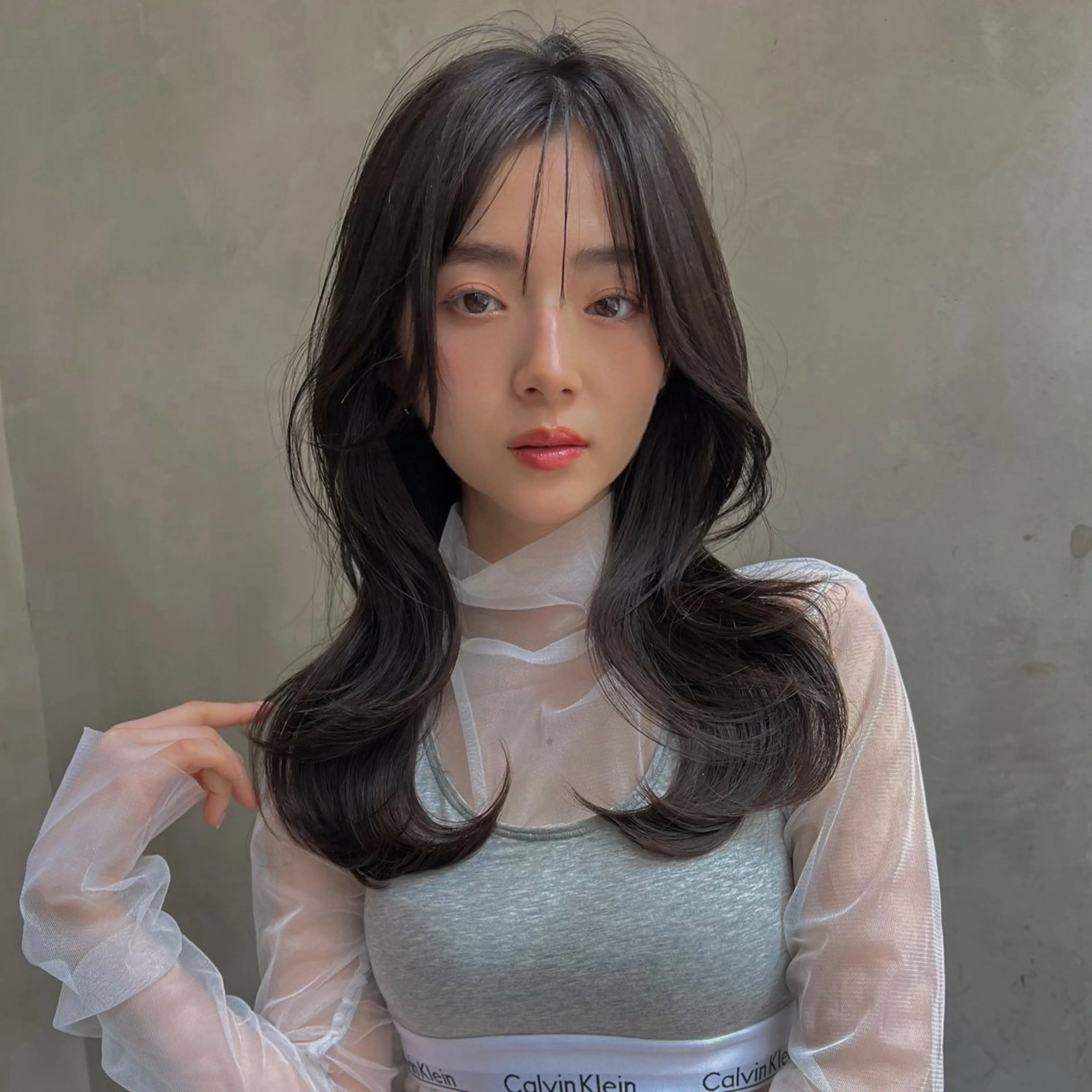 セミロング カラー 透明感カラー グレージュ ヘアカラー トリートメント 💎ブリーチ× 透明感✨Hayatoのヘアスタイル