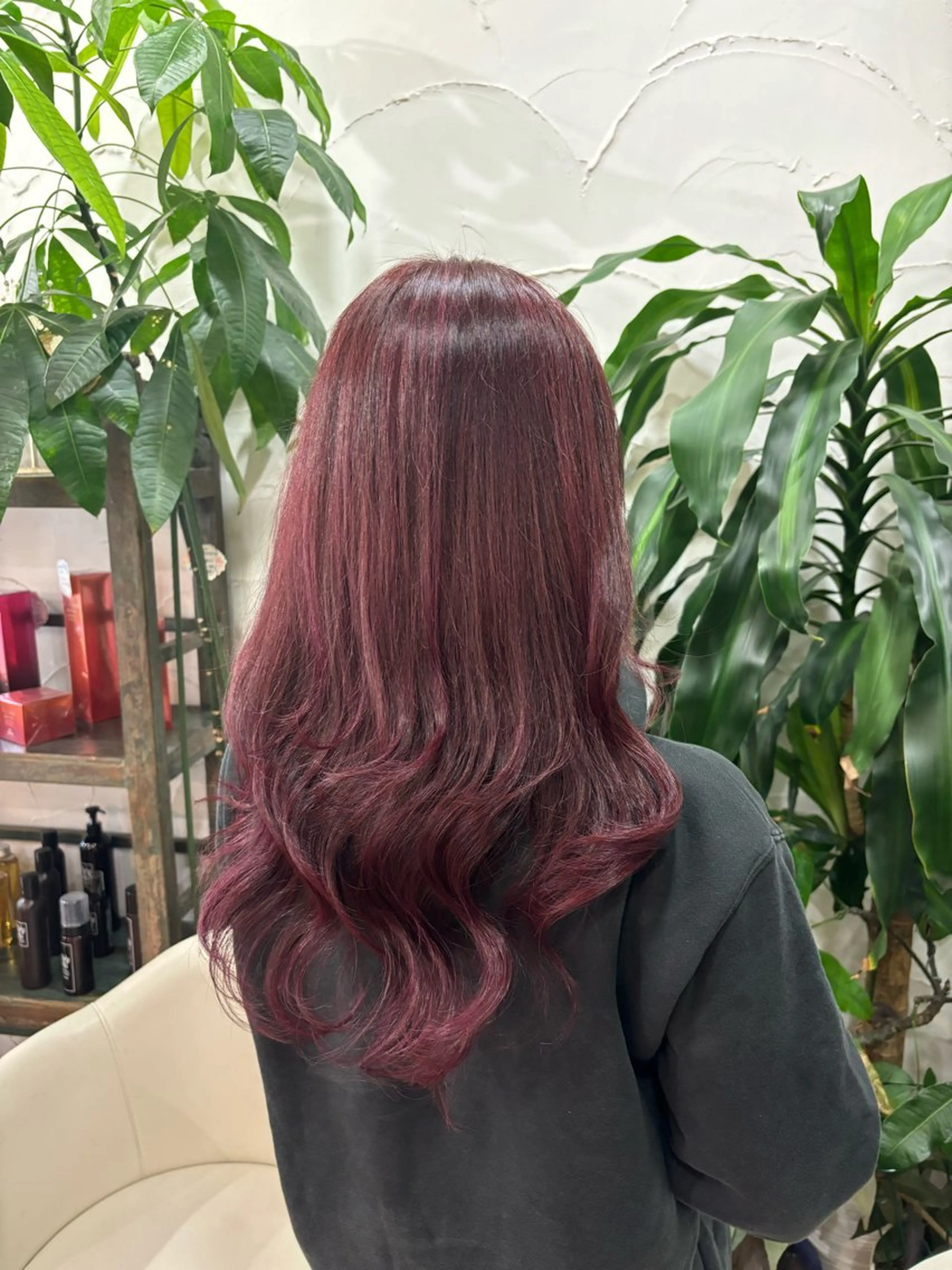 ロング カラー ヘアカラー トリートメント ヘッドスパ ブリーチ特化/透明感 カラー森山陽向のヘアスタイル