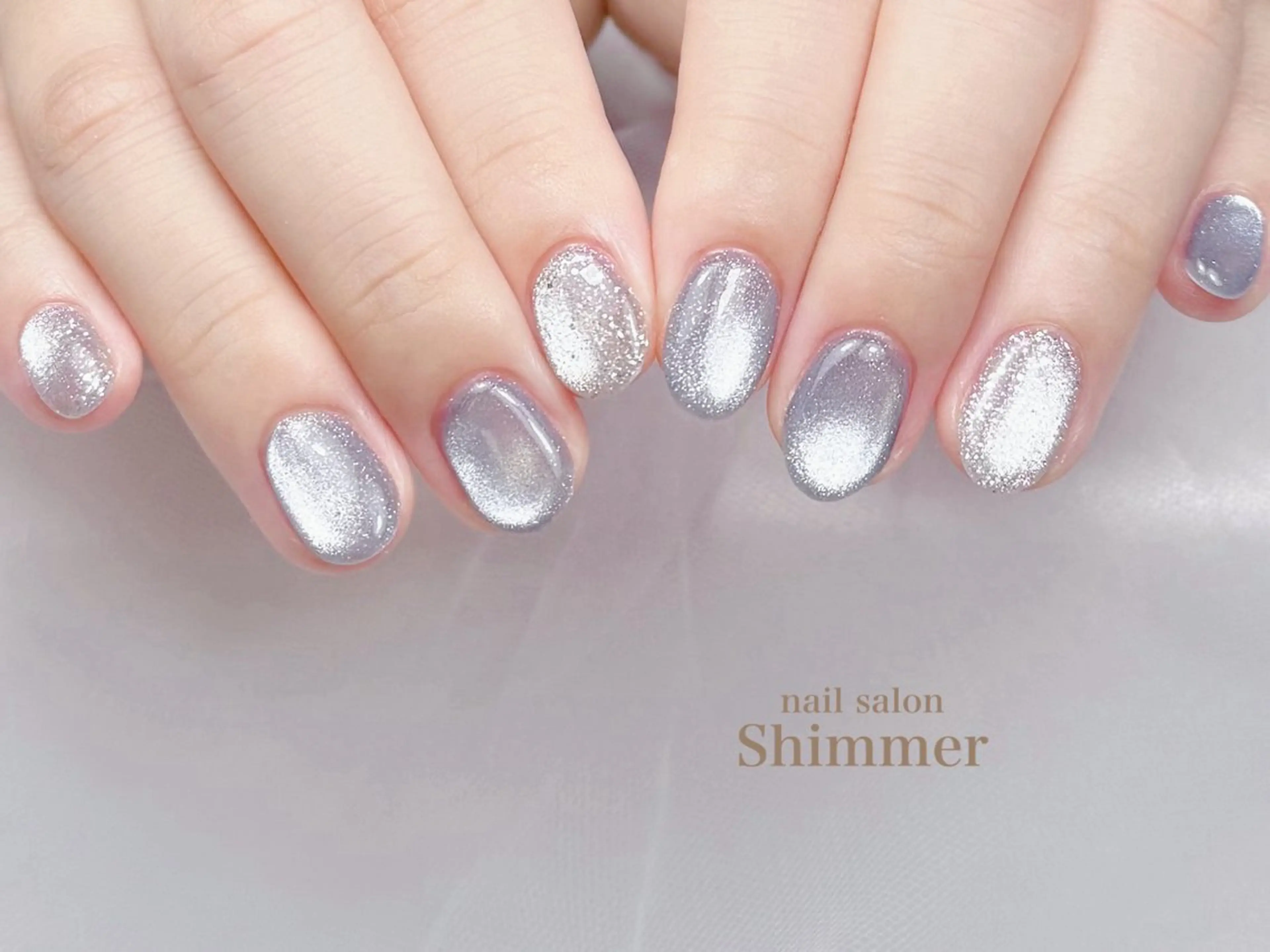 ネイル ハンドネイル Shimmer Risaのネイルデザイン