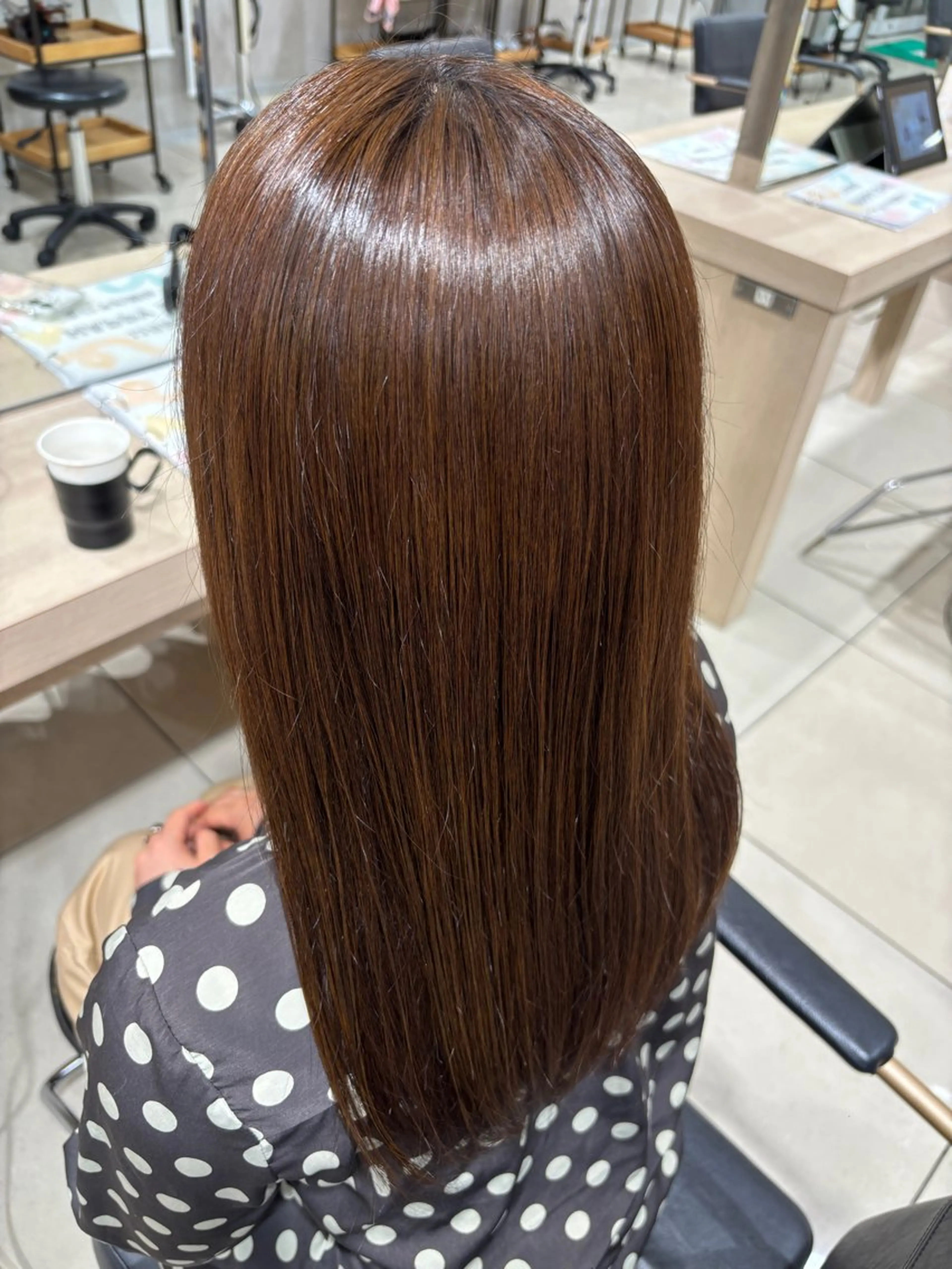 ロング カラー トリートメント ヘアカラー 🍒カラー/縮毛🍒 こばるのヘアスタイル