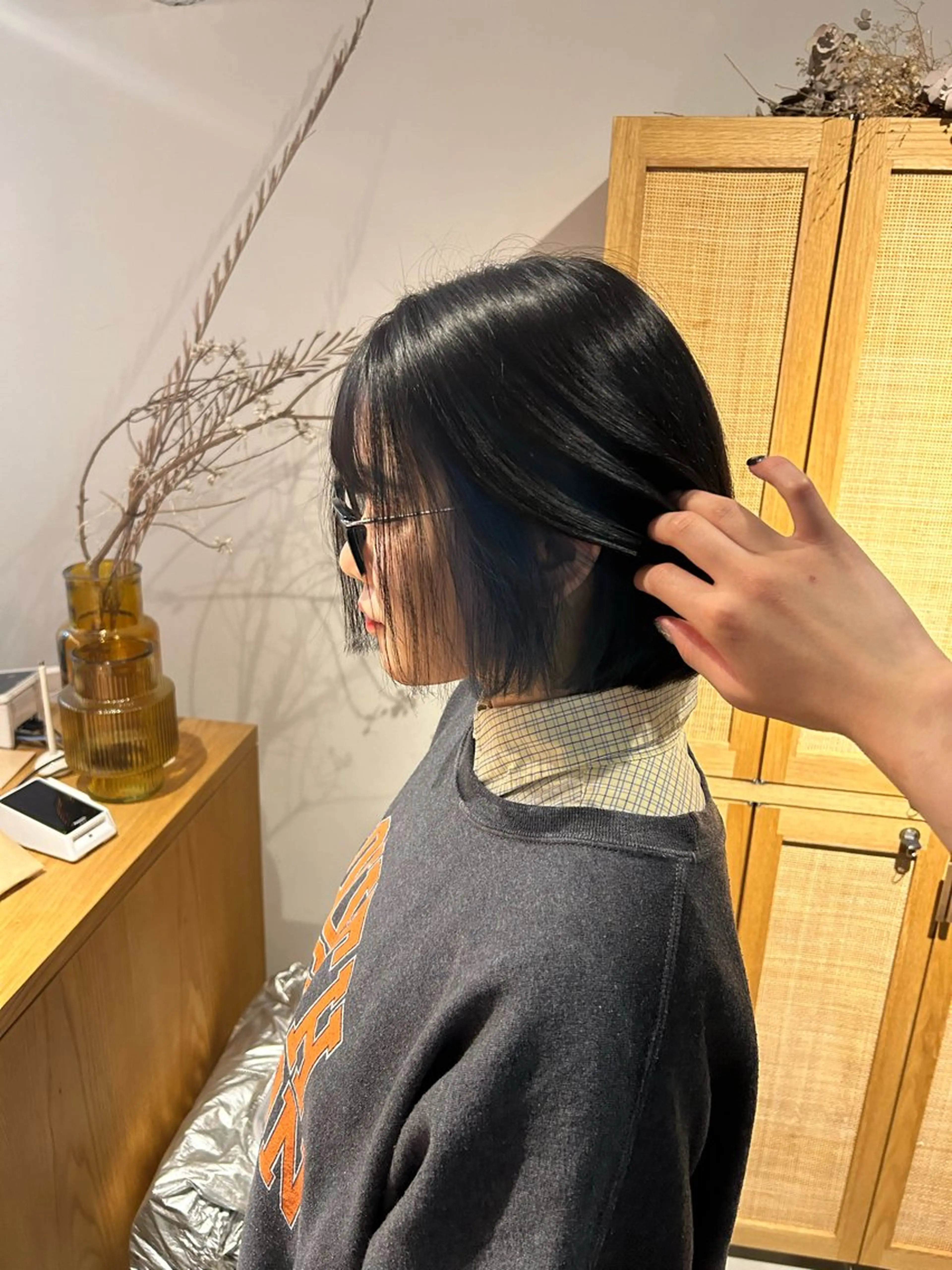 ショート カラー pele 梅田所属・PELEハイトーン shinobuのヘアスタイル