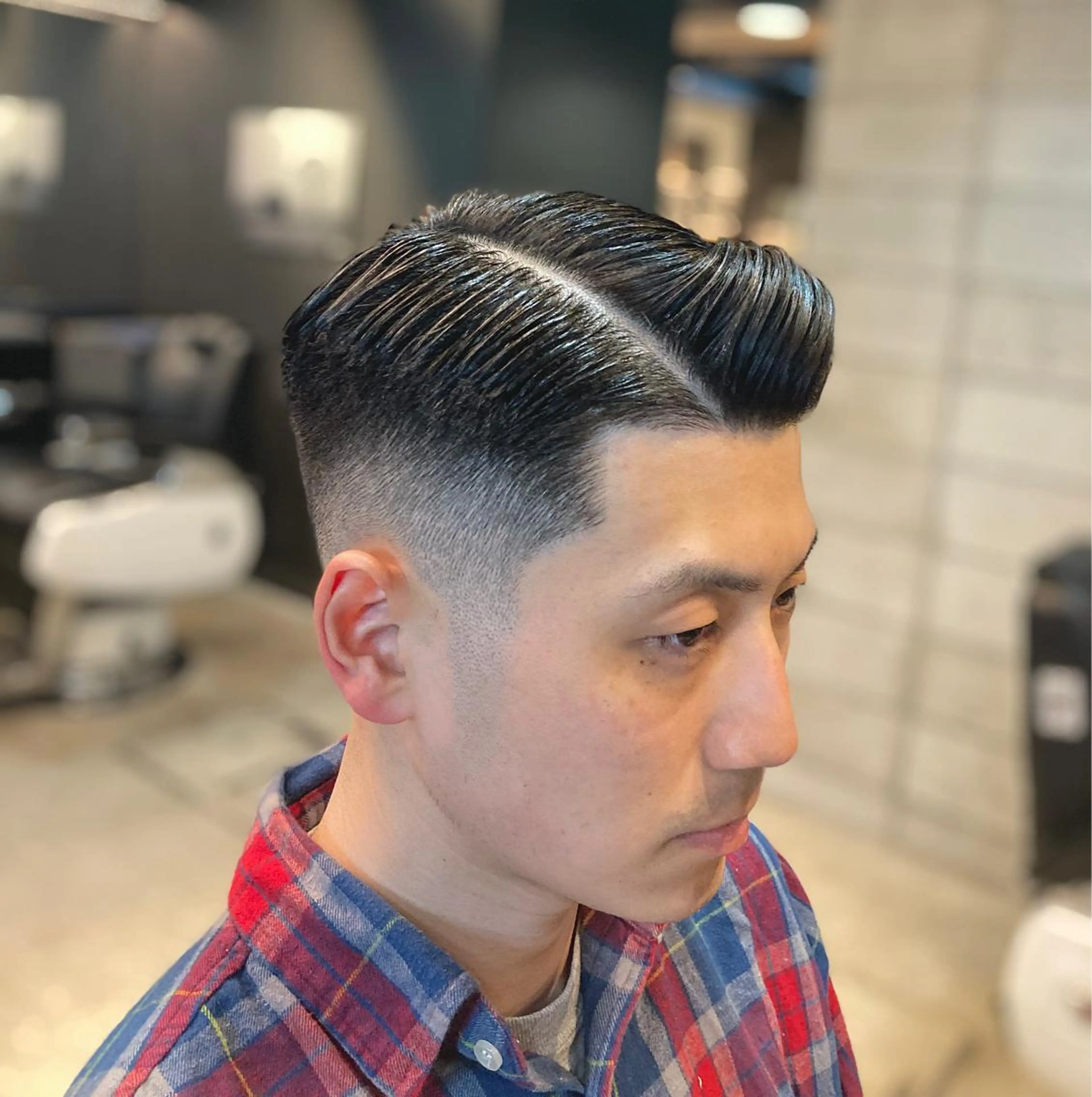 ショート メンズ FRANK’S BARBER&BEER CLUB 日比谷店所属・TAKU /フェード/パーマのヘアスタイル