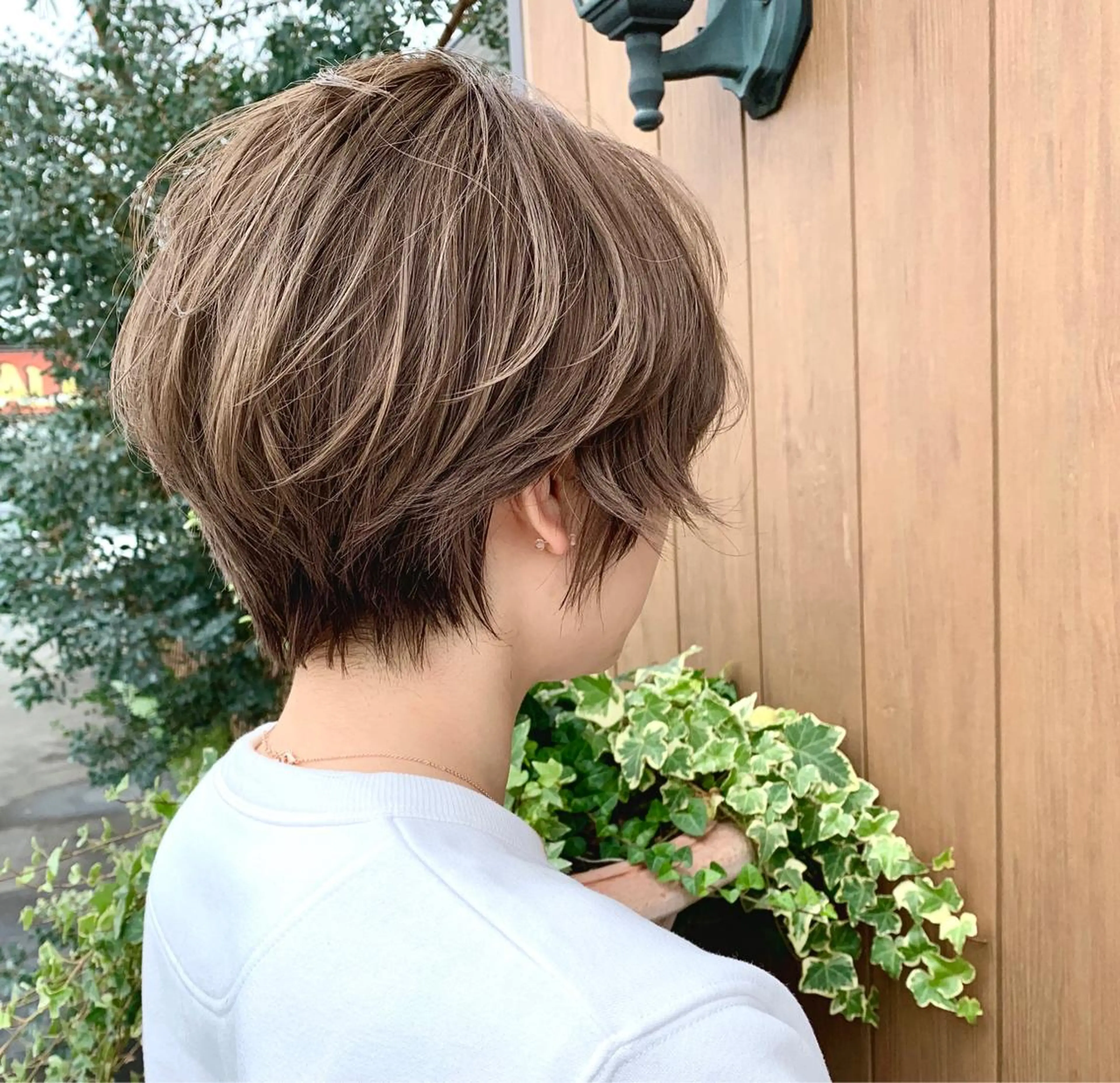ショート カラー ベージュカラー ブリーチ ショートヘア graxi'    グラシー所属・graxi' hairのヘアスタイル