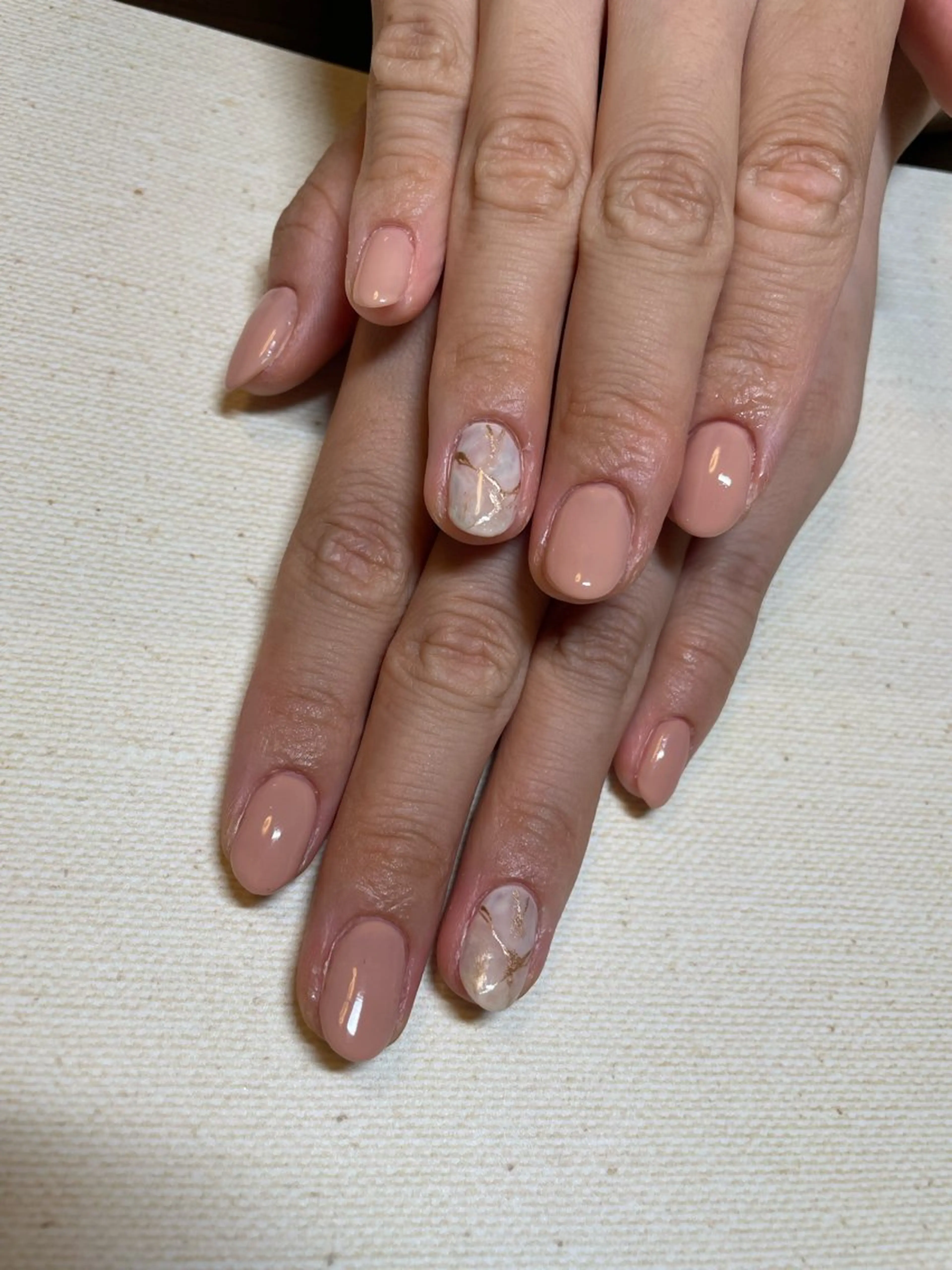 ネイル 大理石ネイル(マーブル) ニュアンスネイル nail cute 亀有のネイルデザイン