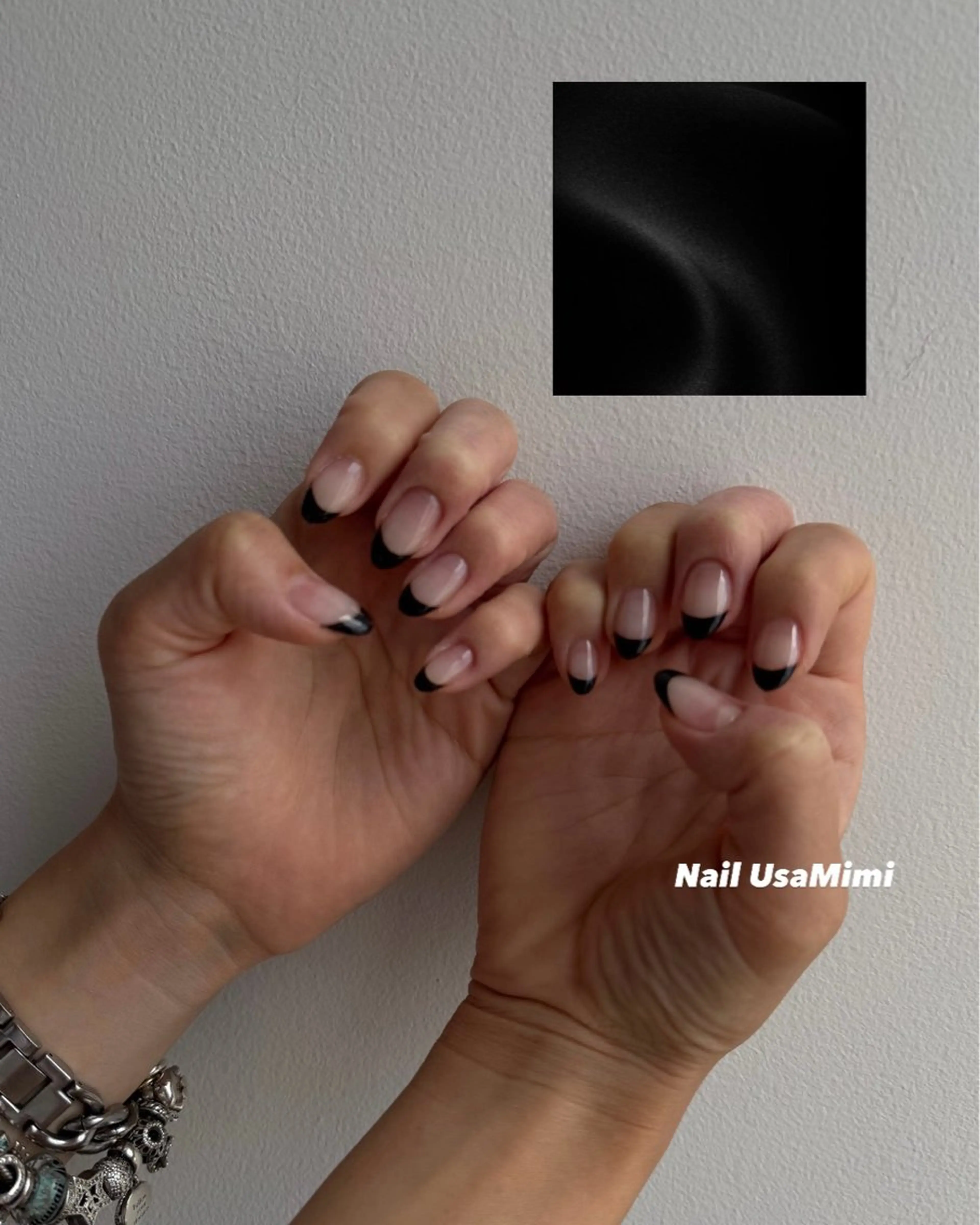 ネイル フレンチネイル ハンドネイル 本町NailUsaM imiKEINAのネイルデザイン