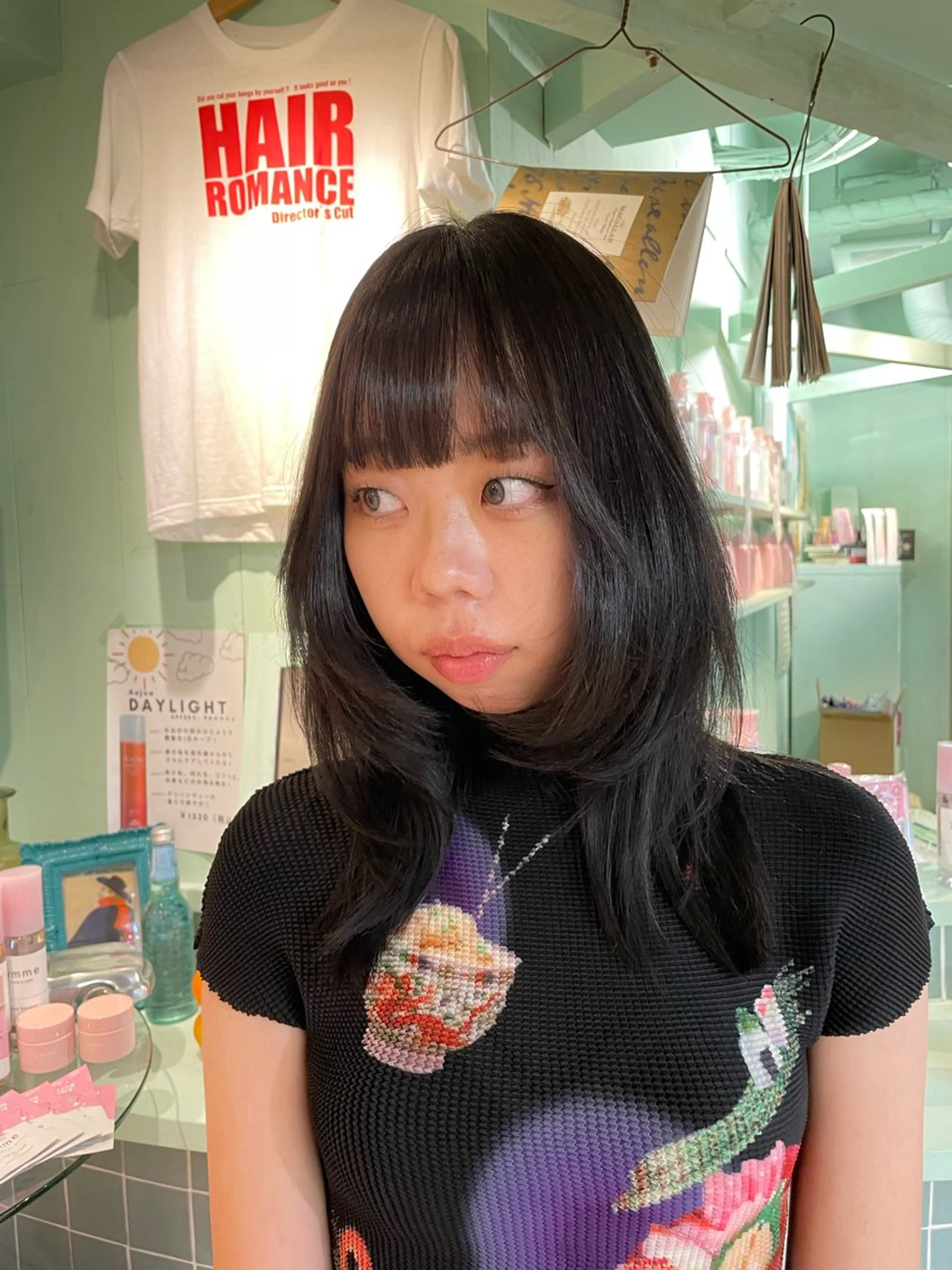 ミディアム ヘアカラー 髪質改善・小顔カット 🌺tsugumiのヘアスタイル