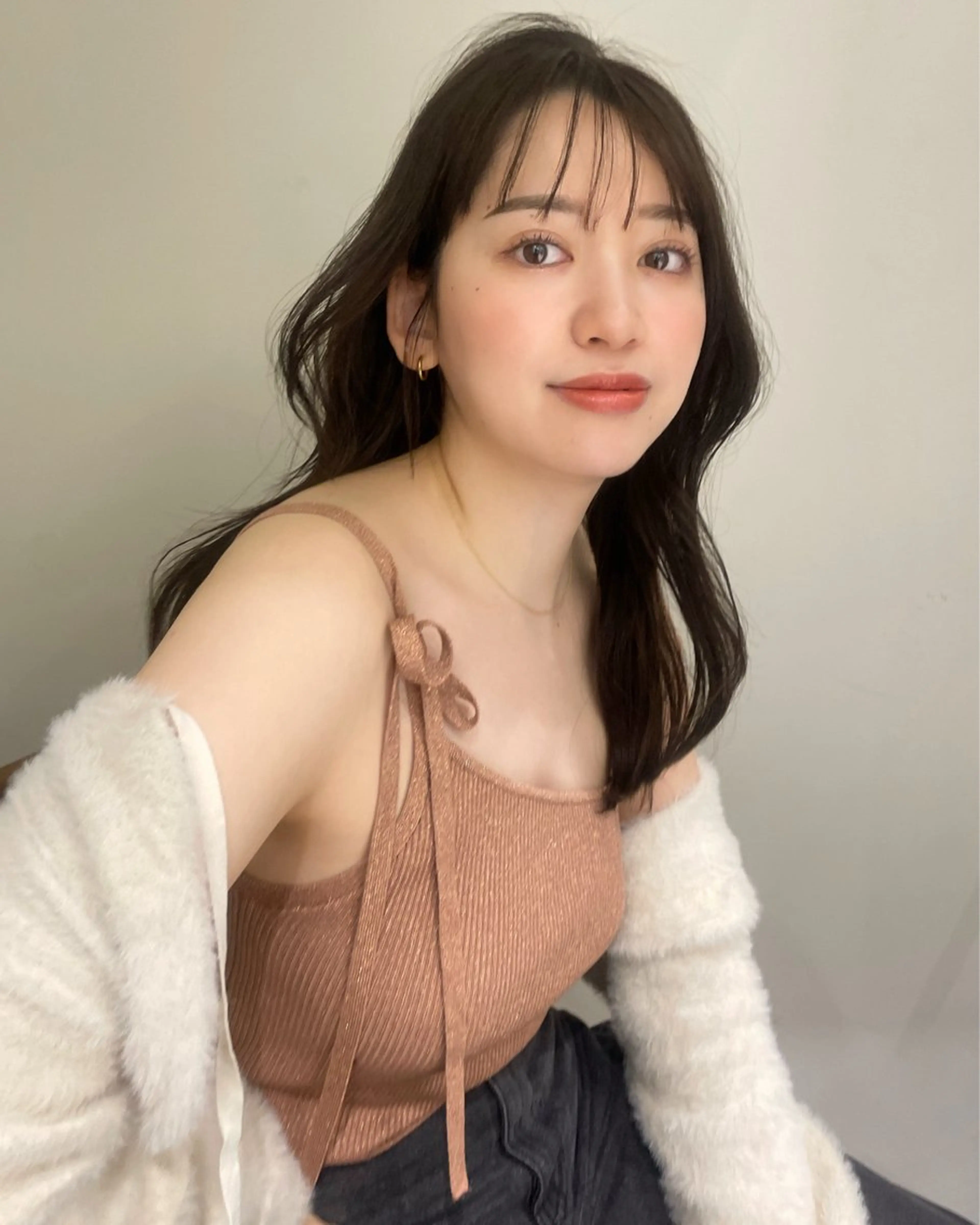 セミロング ヘアカラー EMANON国分寺所属・透明感🍨レイヤー ヘアセット/miyuのヘアスタイル
