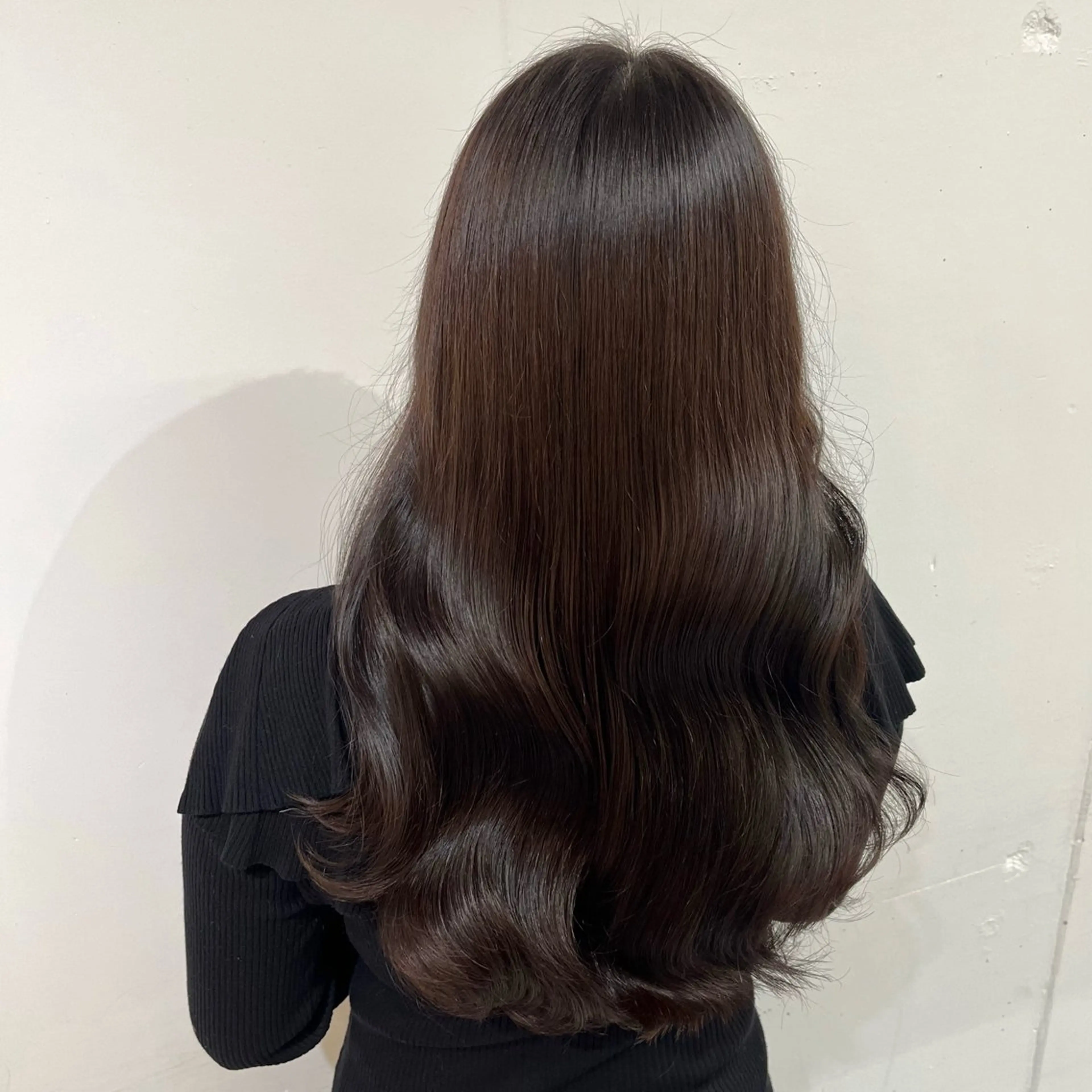 ロング カラー ヘアカラー トリートメント レイヤーカット/ 暗髪🫧ナシコのヘアスタイル