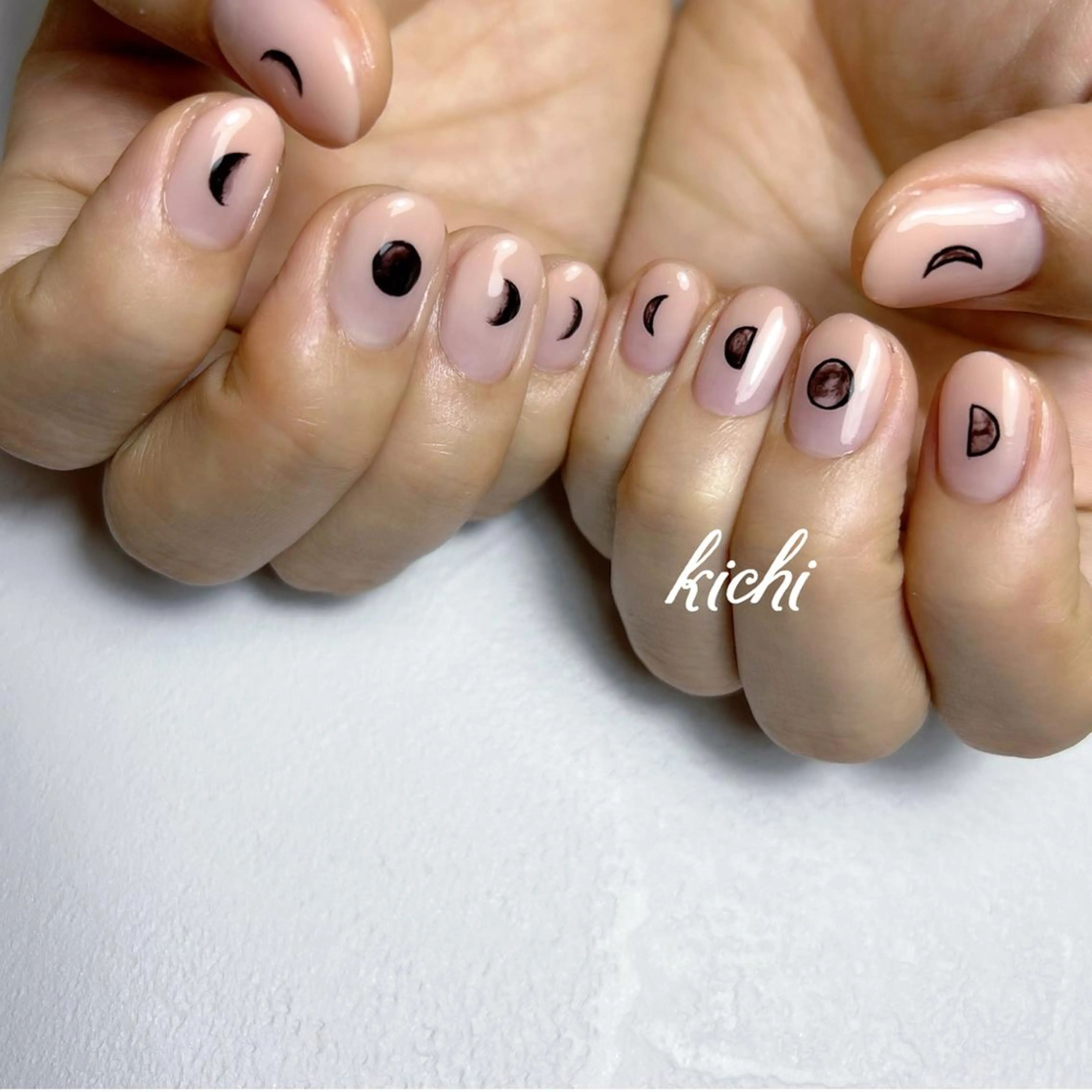 ネイル ジェルネイル 持ち込み ニュアンスネイル パラジェル 夏ネイル kichi・:* みじゅのネイルデザイン