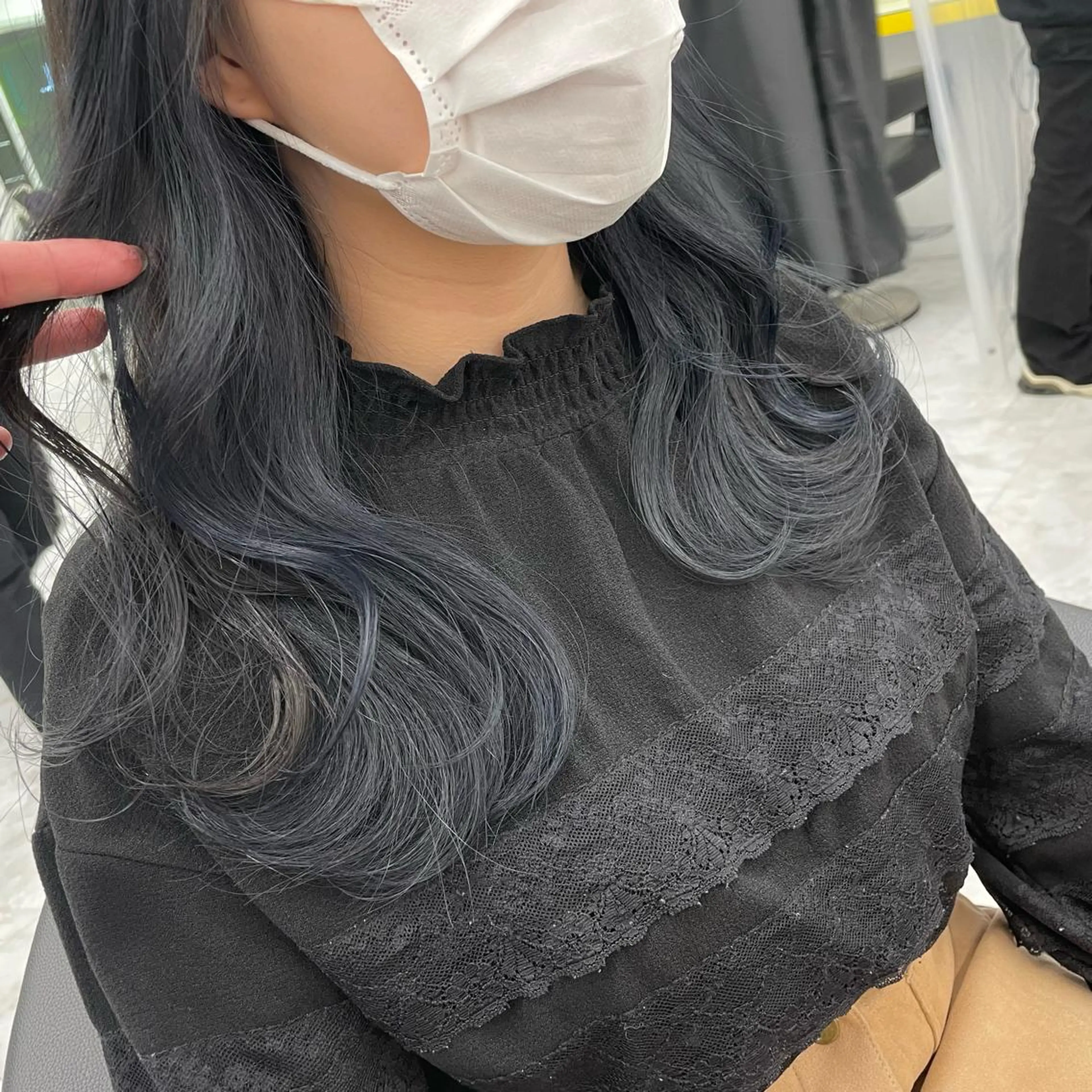 ロング カラー パーマ ヘアアレンジ メンズ ヘアカラー トリートメント ヘッドスパ ヘアセット 💜寒色特化 門脇誠弥💜のヘアスタイル