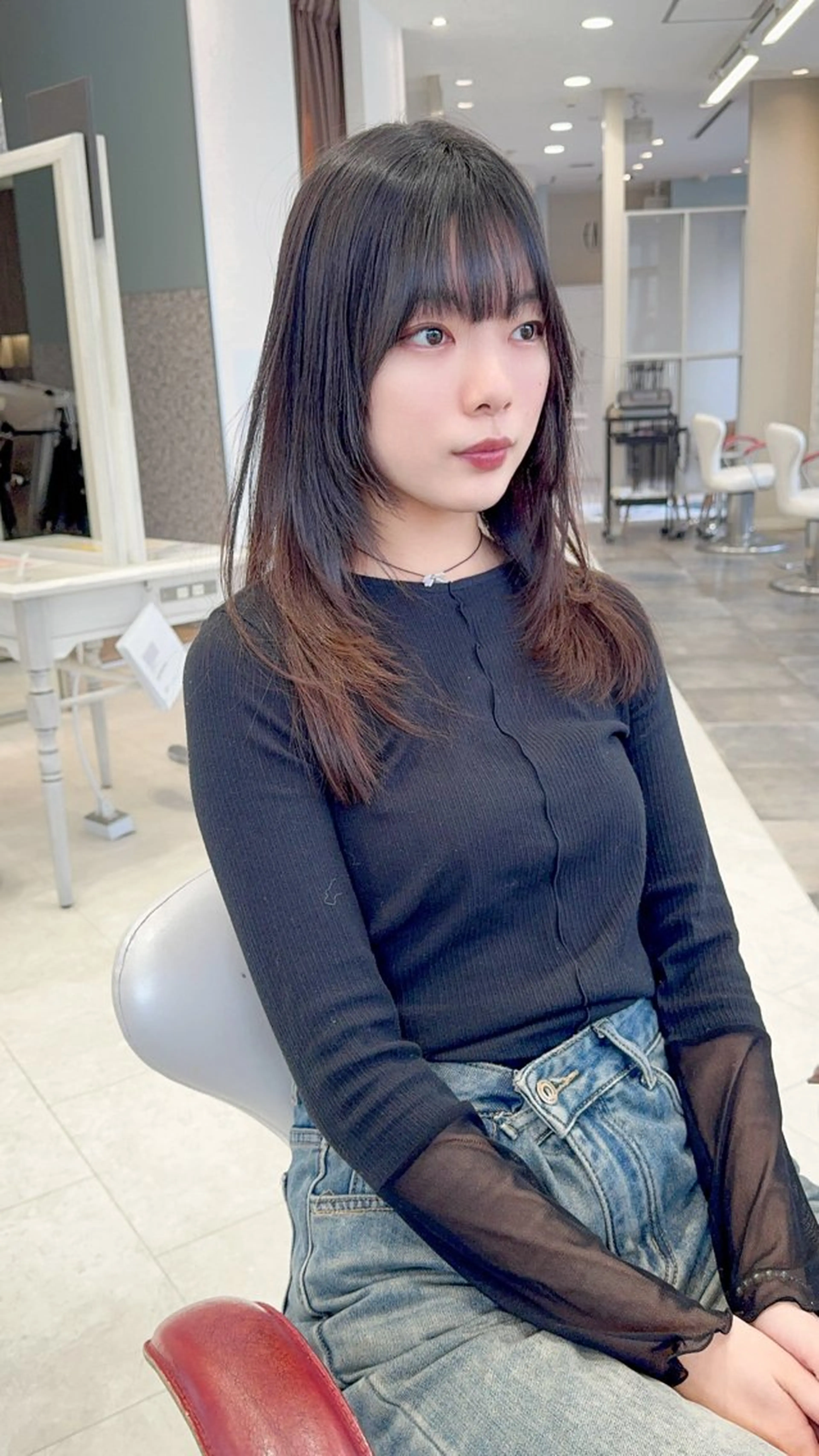 ロング EARTH ケントのヘアスタイル