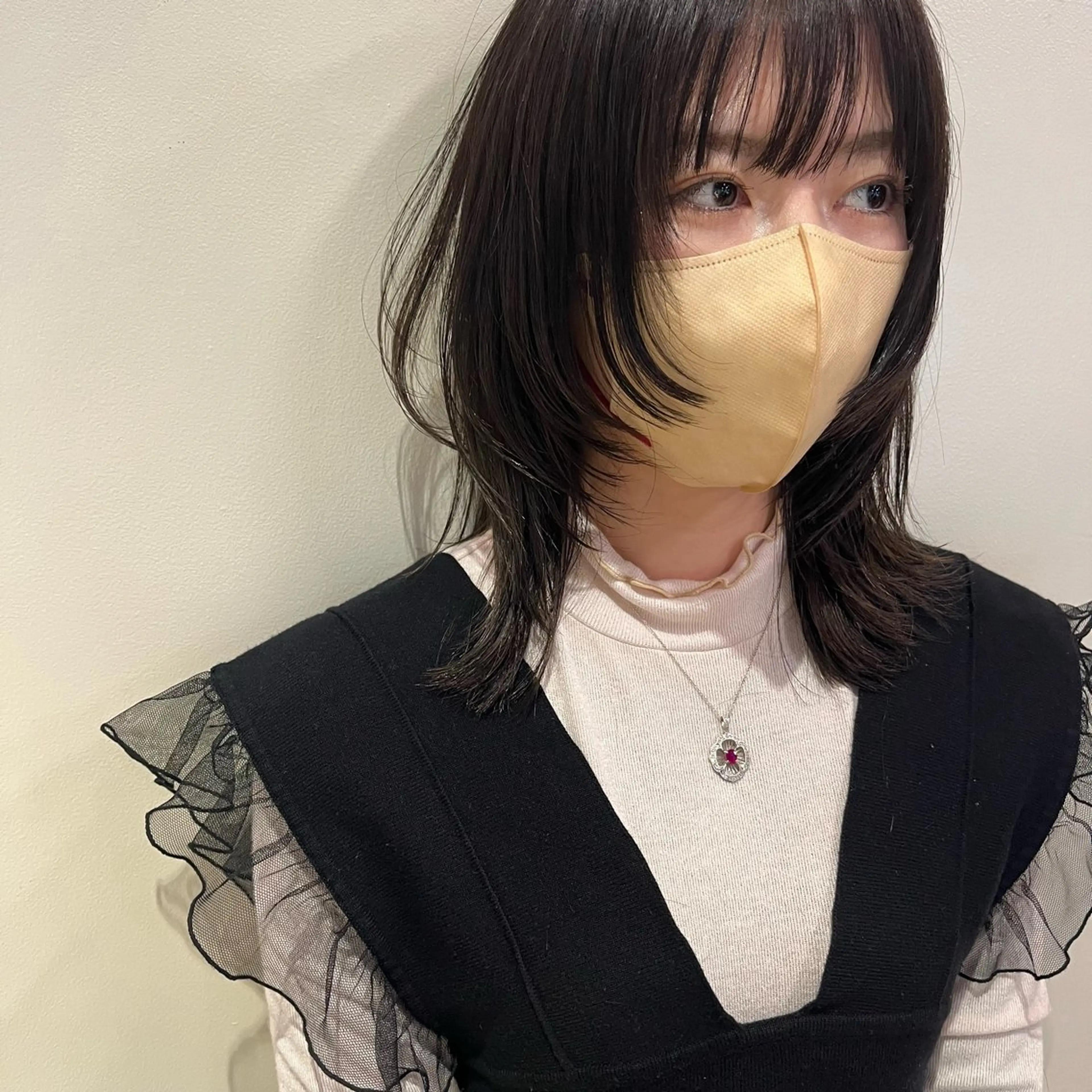 セミロング RAD心斎橋 ナカムラチヒロのヘアスタイル