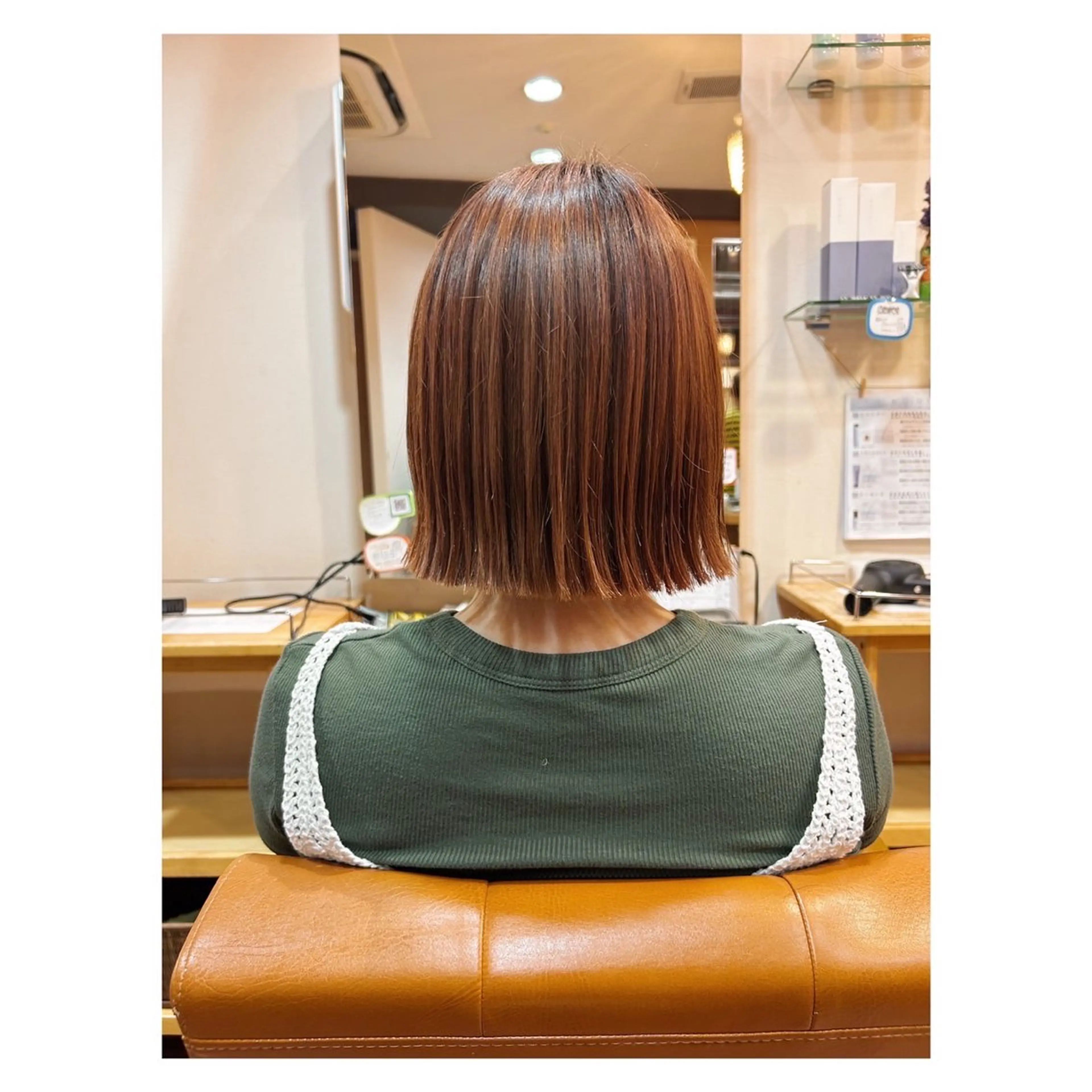 ミディアム ボブ airs船橋店所属・三澤 瑠花のヘアスタイル