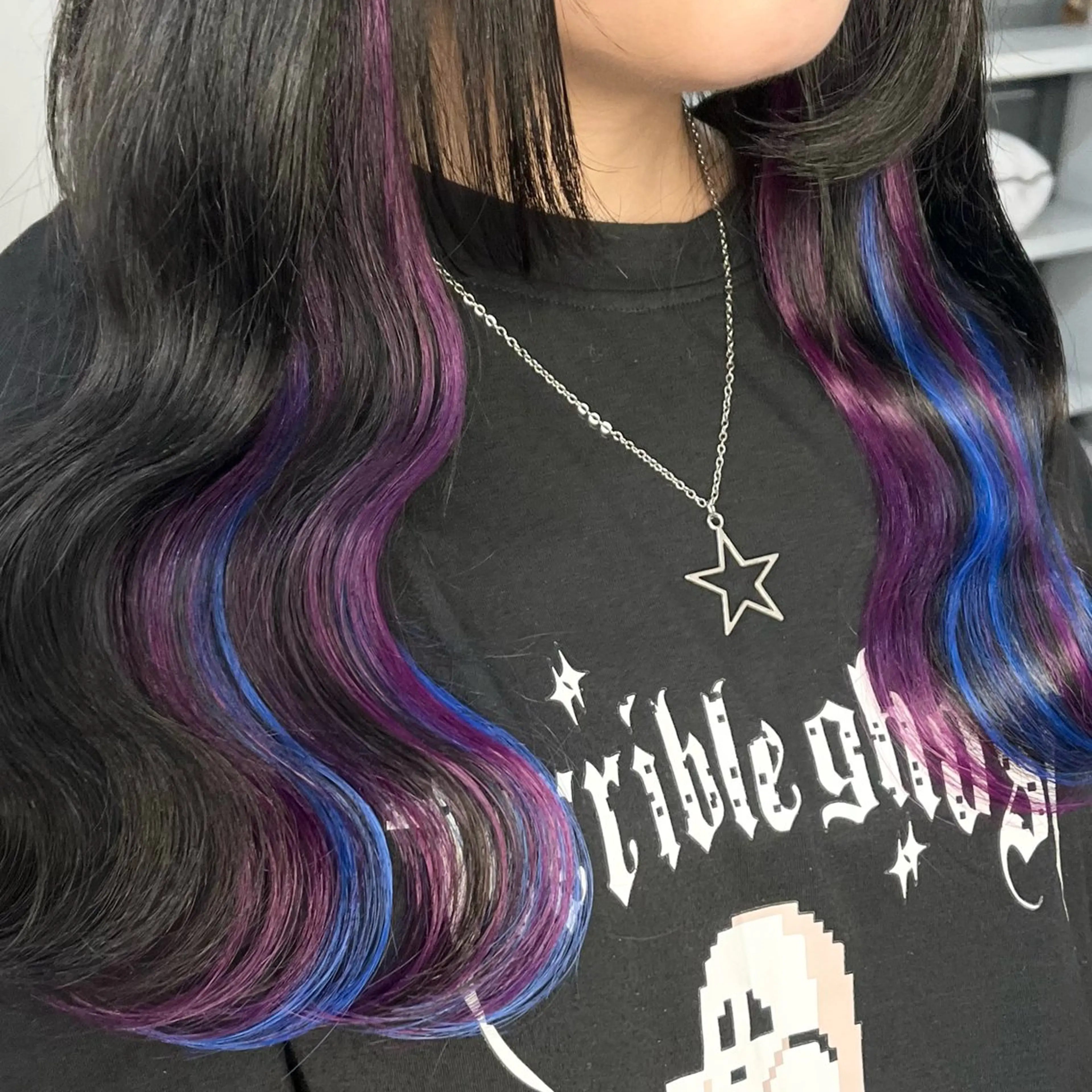 セミロング カラー イヤリングカラー エクステ Cielro所属・エクステ ♡ 篠田 梓のヘアスタイル