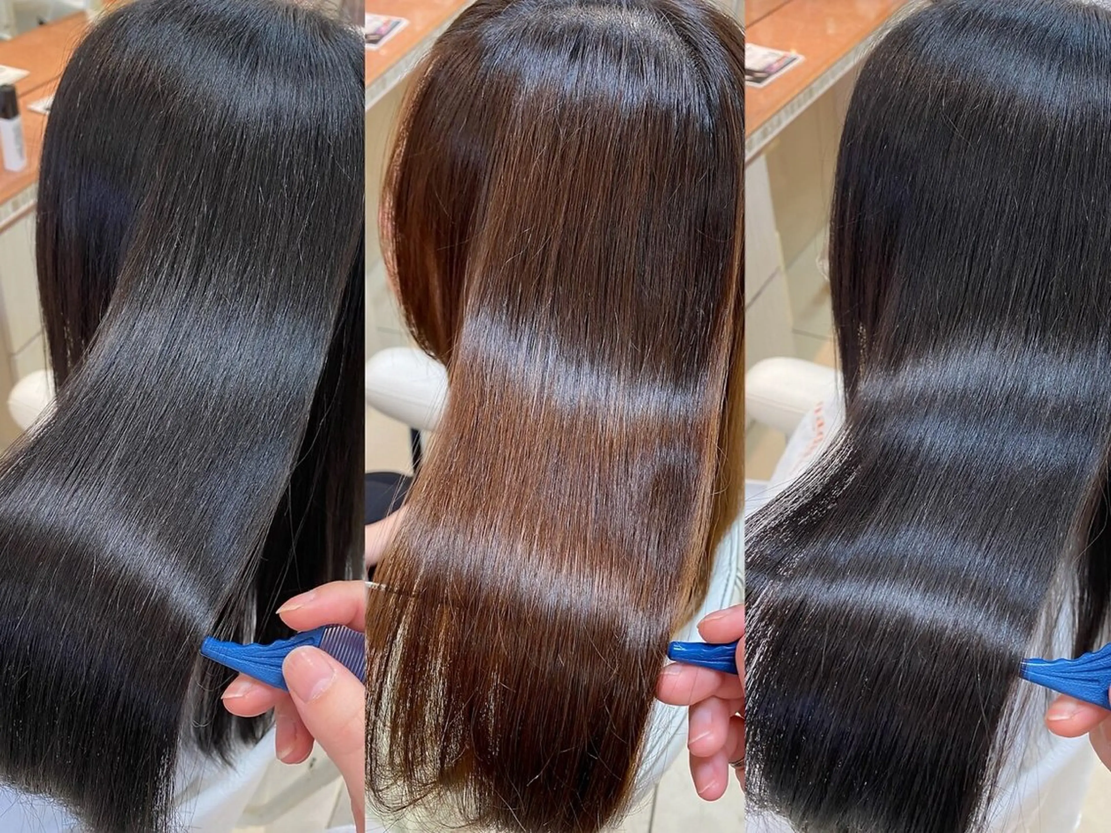 カット✂️＋ストレートパーマ(縮毛矯正)＋3stepトリートメント(ホームケア付)の写真