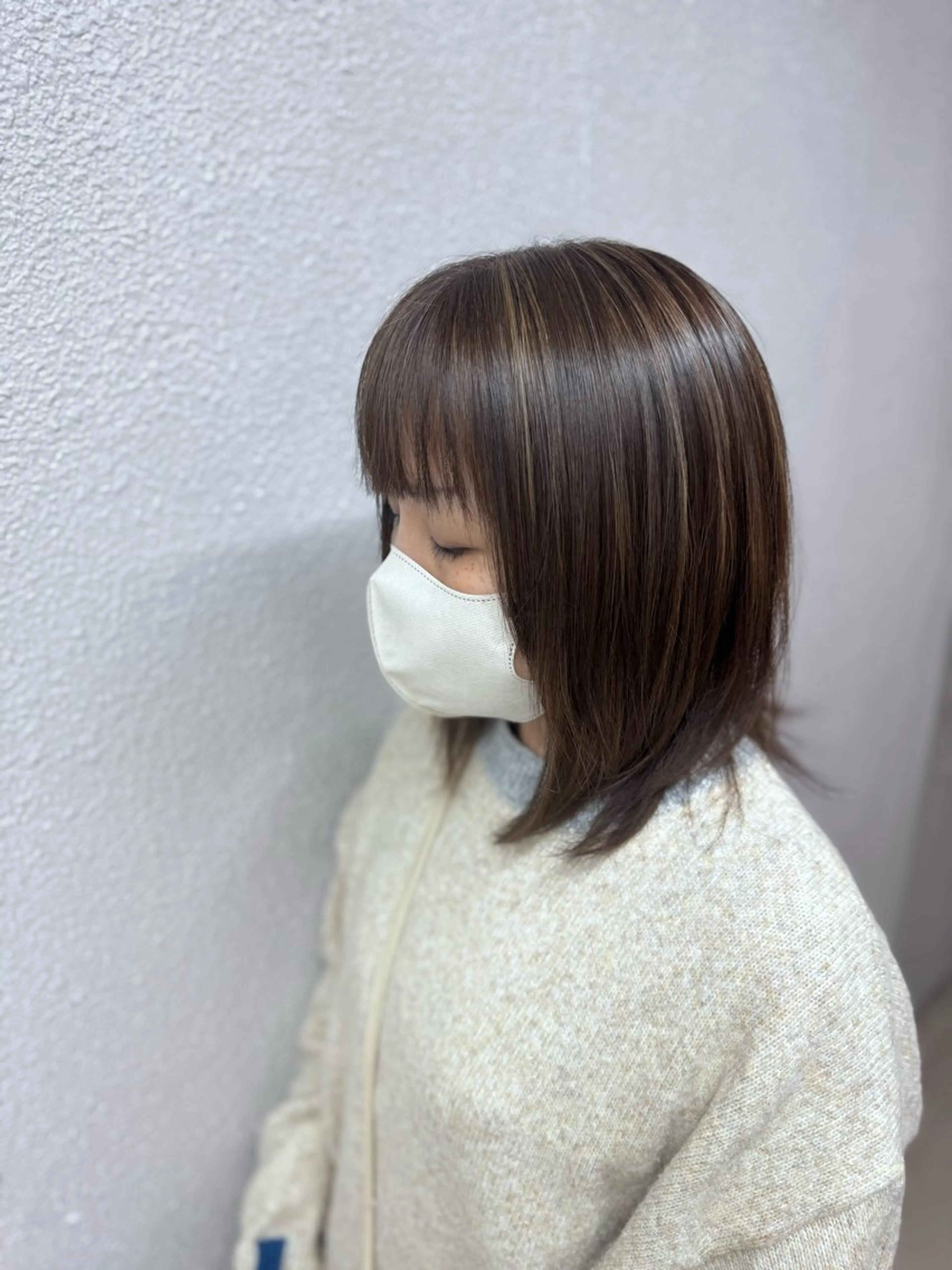 ショート カラー カット ヘアカラー 箕畑 麗菜のヘアスタイル