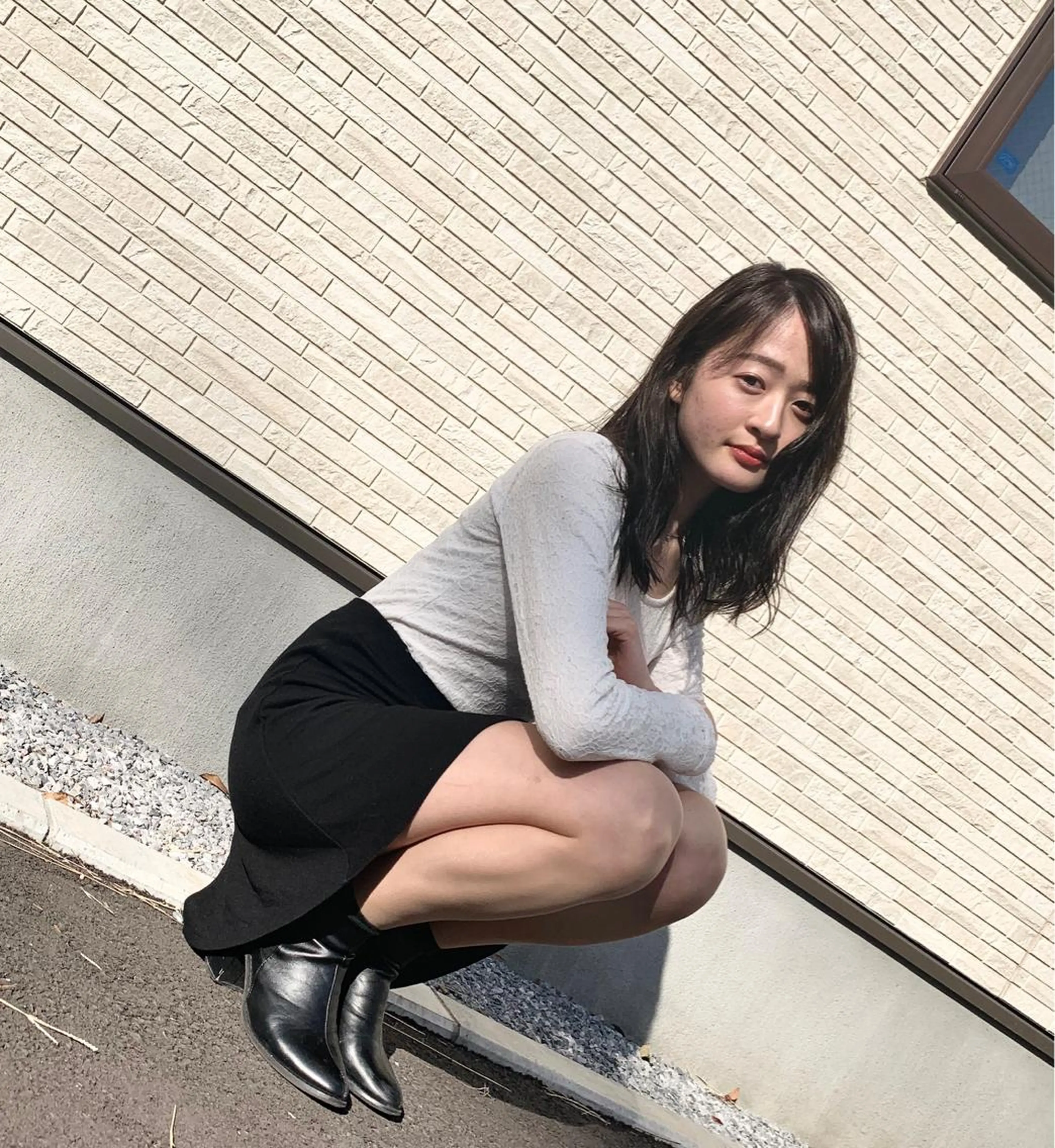 セミロング カラー アッシュ ブリーチ MIRUCO by KURAKU所属・⭐️ハイトーンカラー ⭐️メンズパーマ達成のヘアスタイル