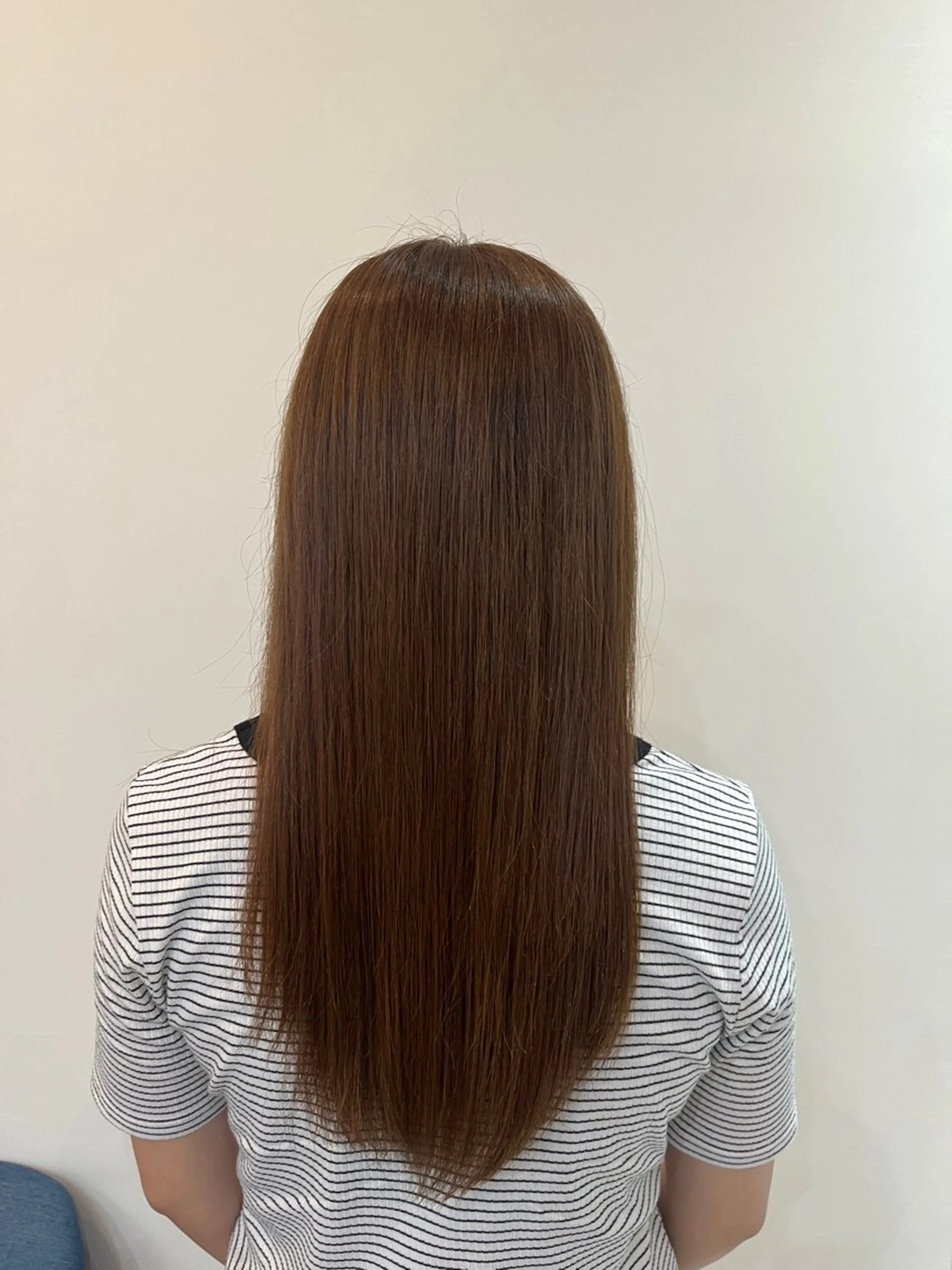 ロング カラー ブラウンカラー オレンジ オレンジブラウン ヘアカラー 🐝 chiba 🐻のヘアスタイル