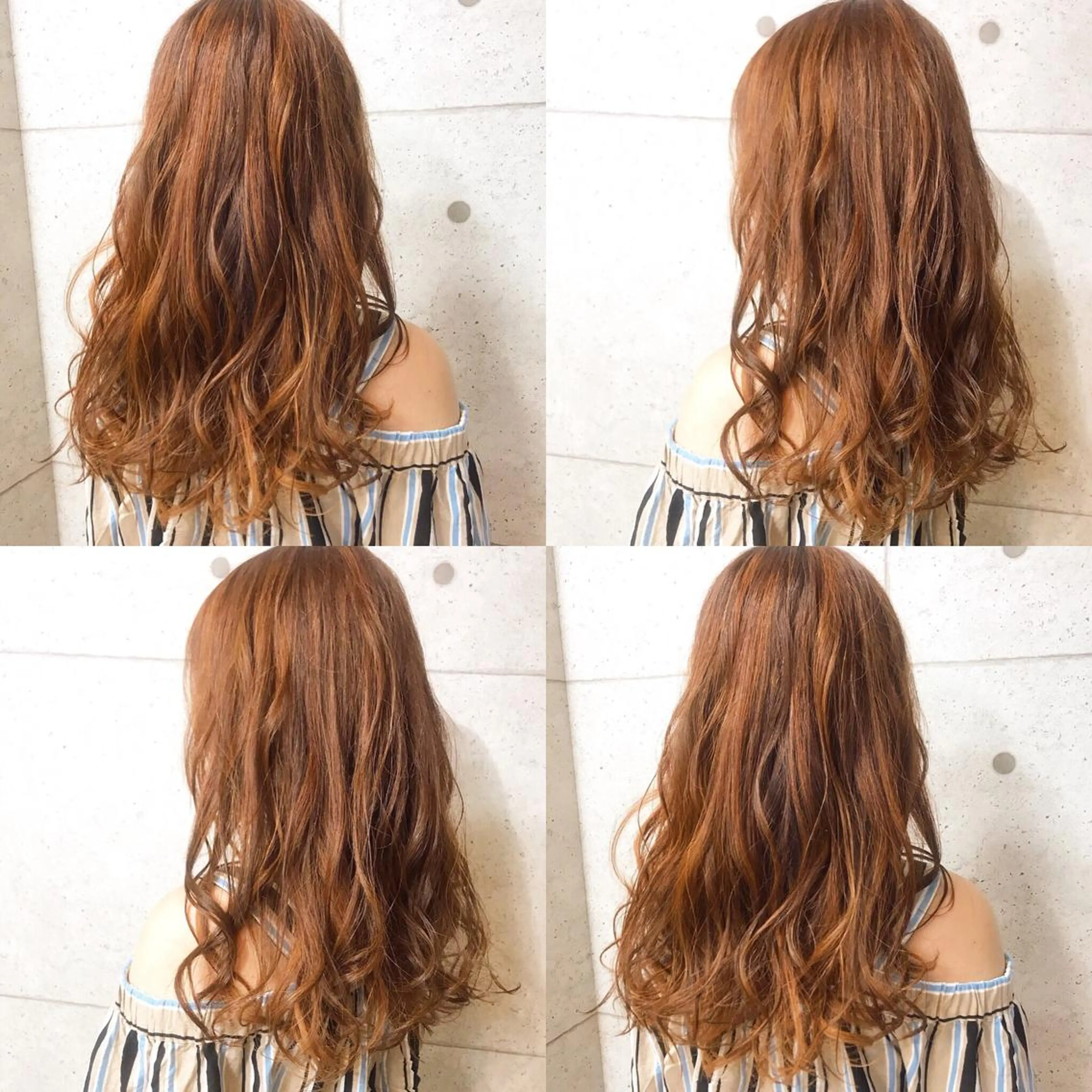 ロング カット ヘアカラー トリートメント hair teria ryu 大塚のヘアスタイル