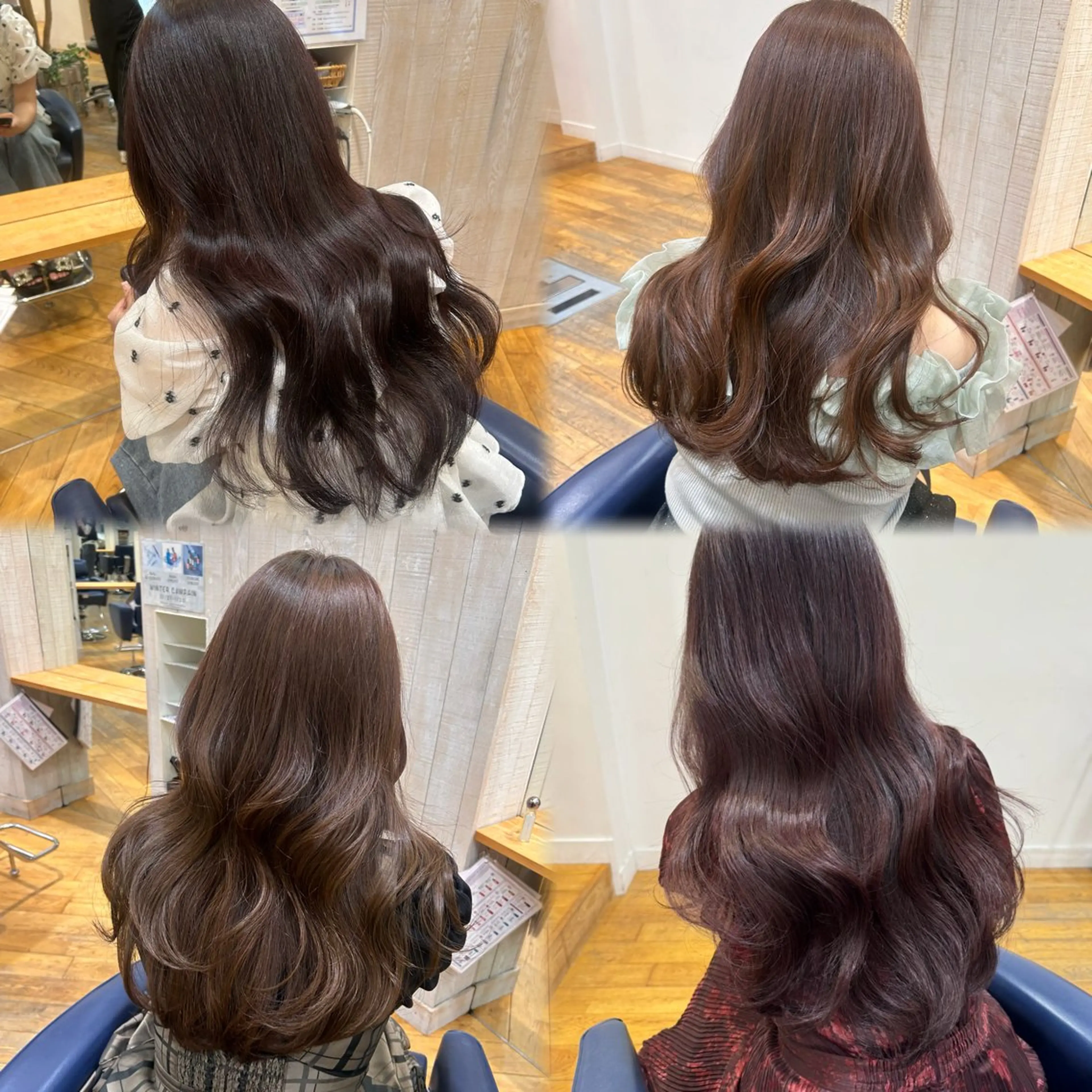 ロング カラー mi yuのヘアスタイル