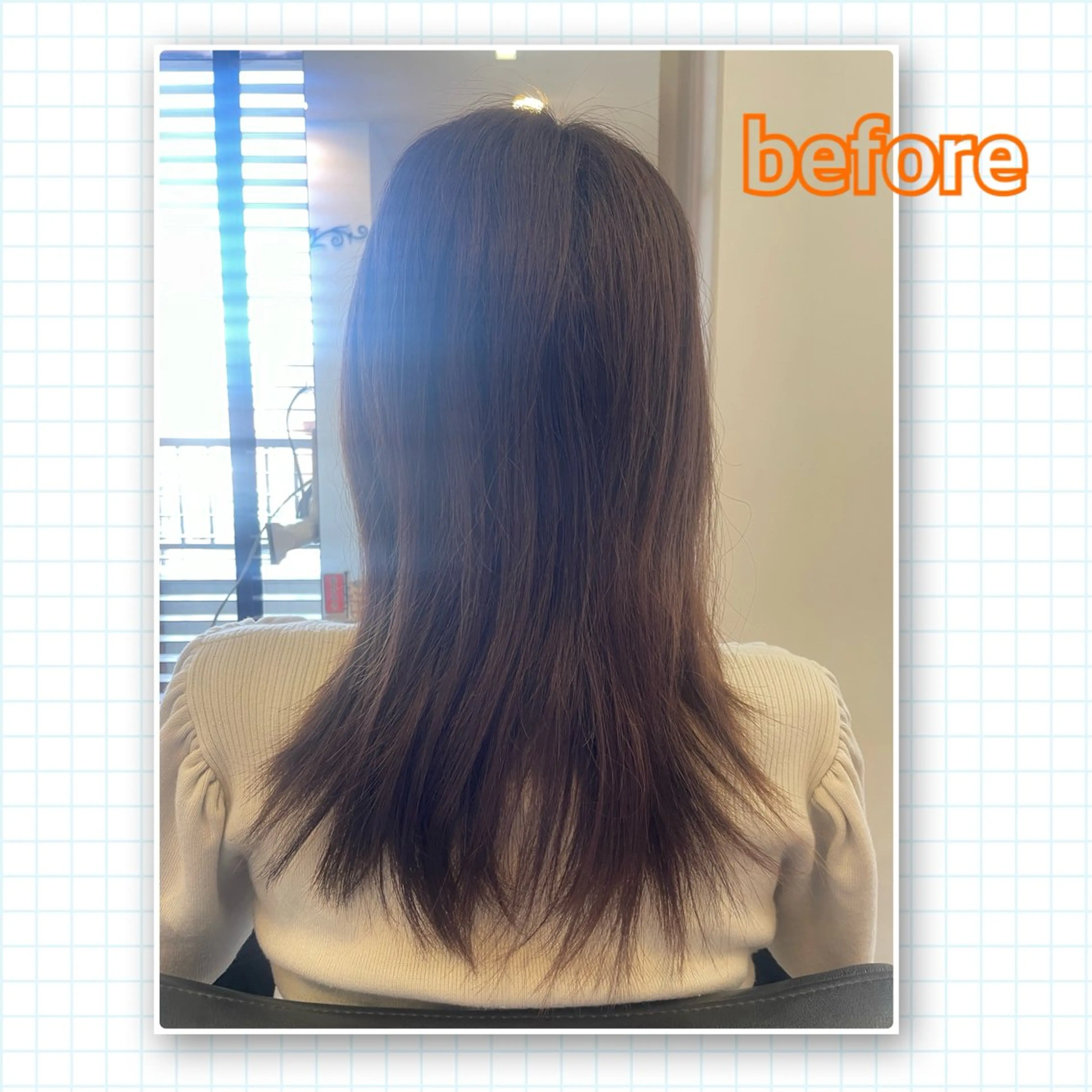 セミロング アミーベル🧸🧡 井口店✂️しおりのヘアスタイル