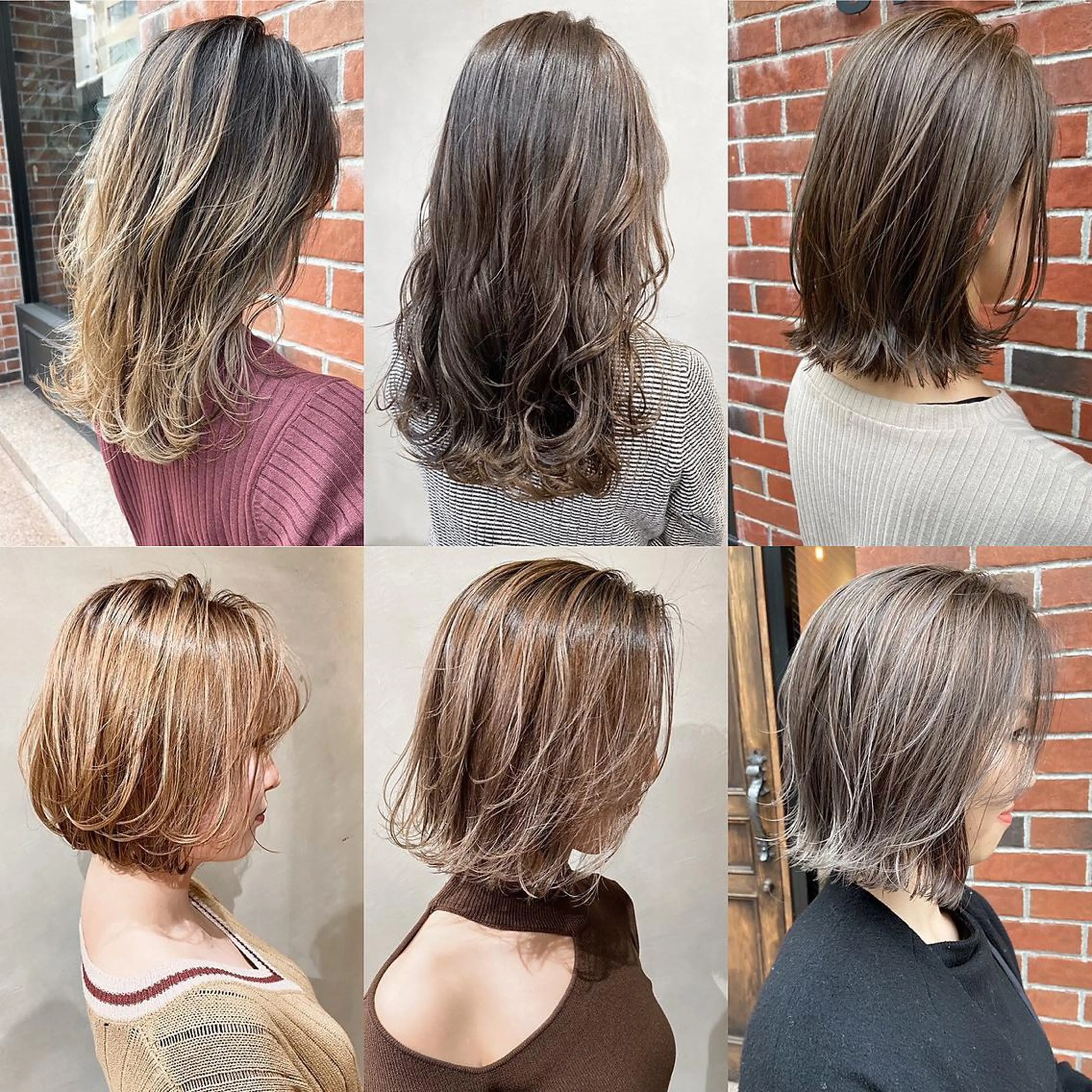 カラー ioe 岡本のヘアスタイル