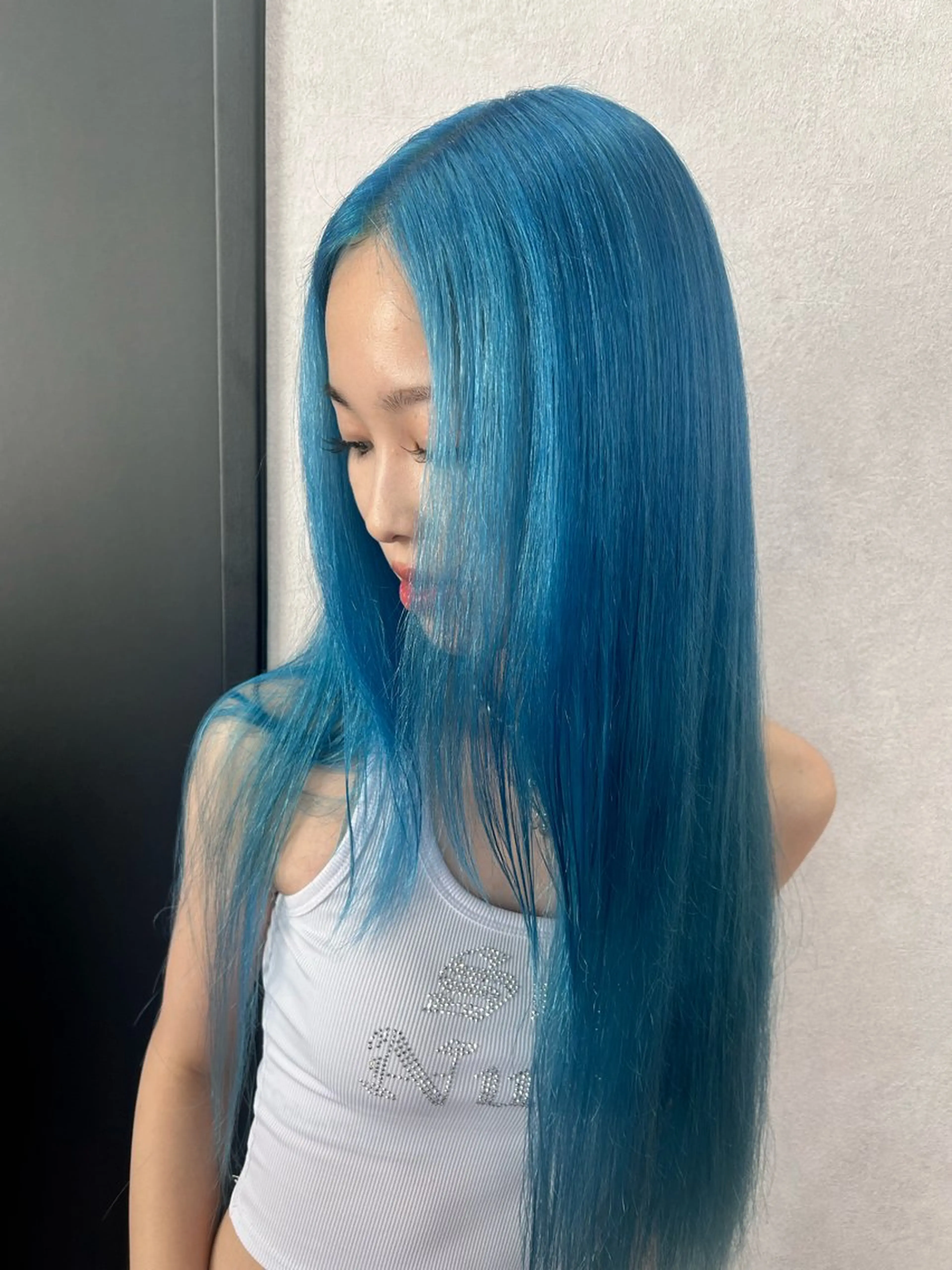 ロング ヘアカラー トリートメント エクステ/心斎橋/ ハイトーン/ミサキのヘアスタイル