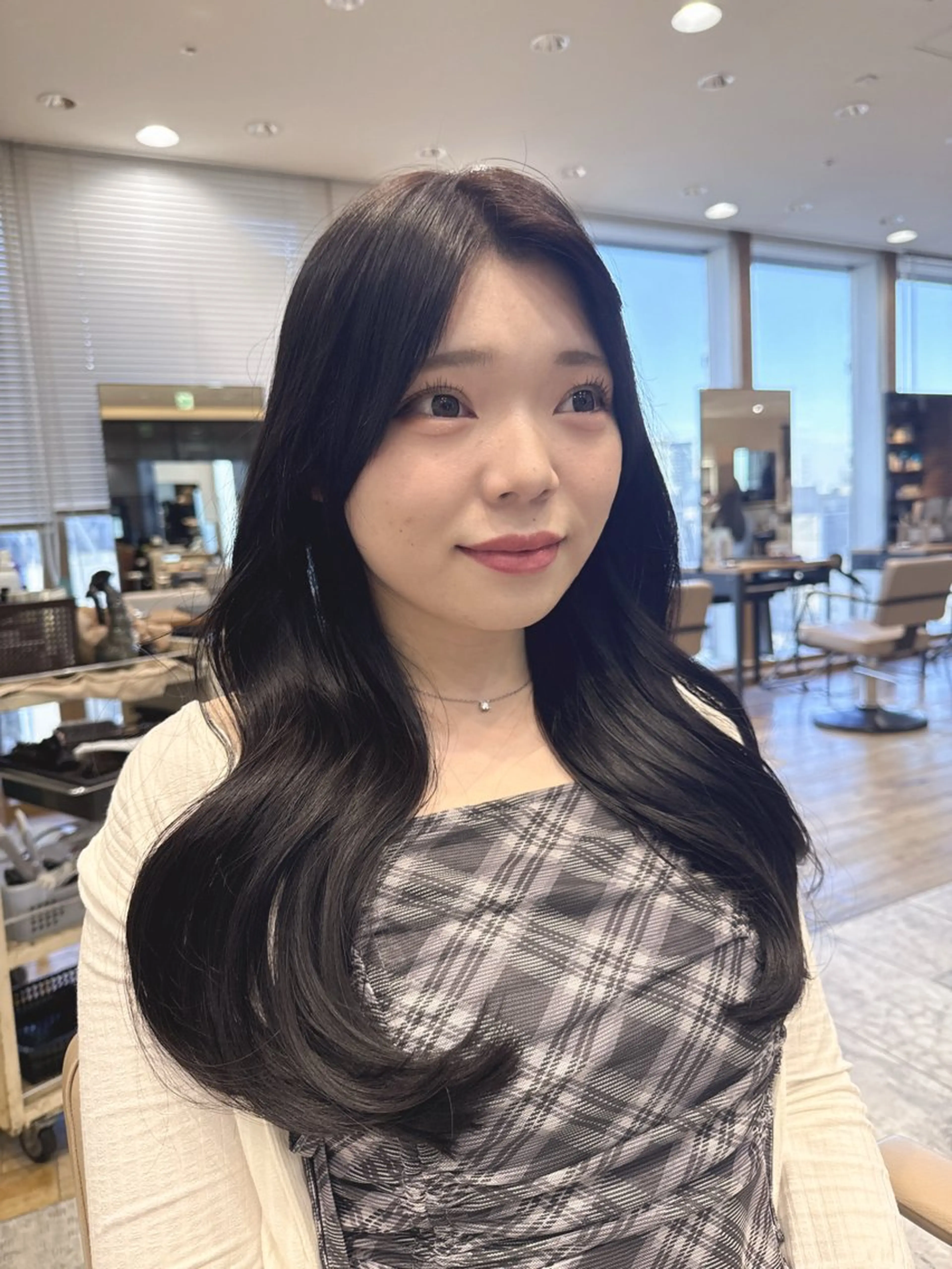 ロング カラー カット ヘアカラー トリートメント ヘッドスパ レイヤー/艶カラー 韓国/石戸谷海斗のヘアスタイル