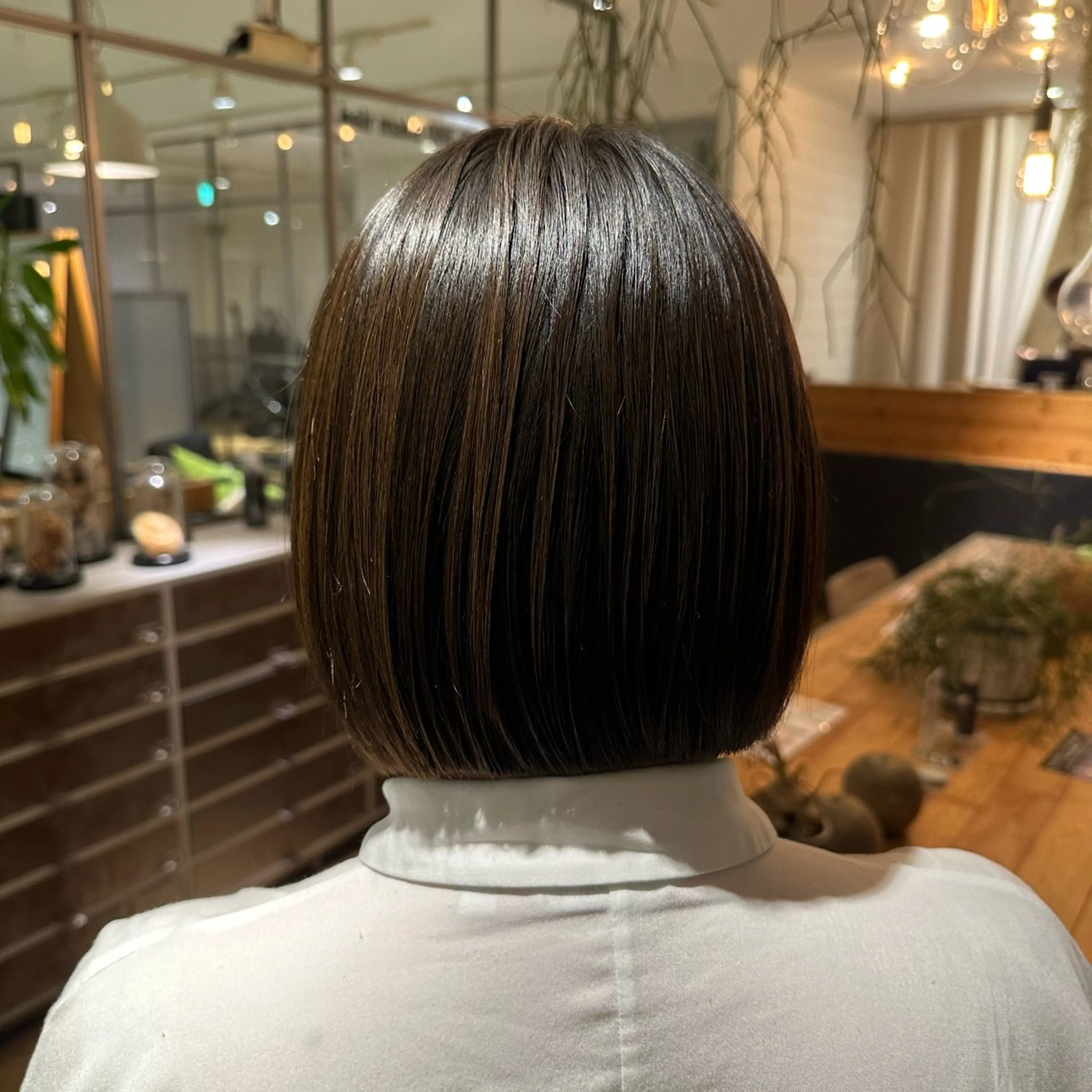 ショート ヘアアレンジ ボブ 飯島 美海のヘアスタイル