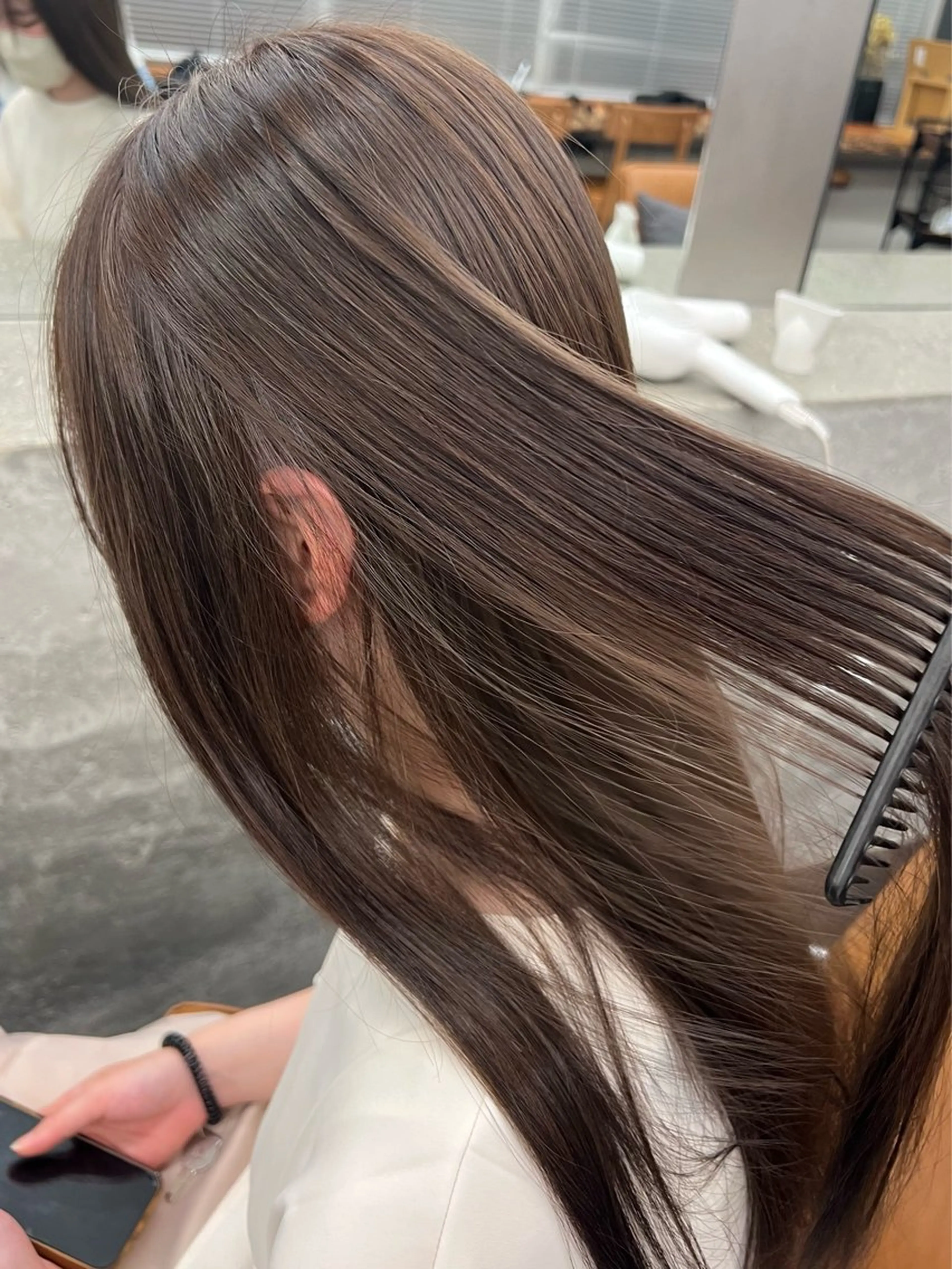 ミディアム カラー ヘアカラー ショート/ボブ/透明 感カラー🎀　emiのヘアスタイル