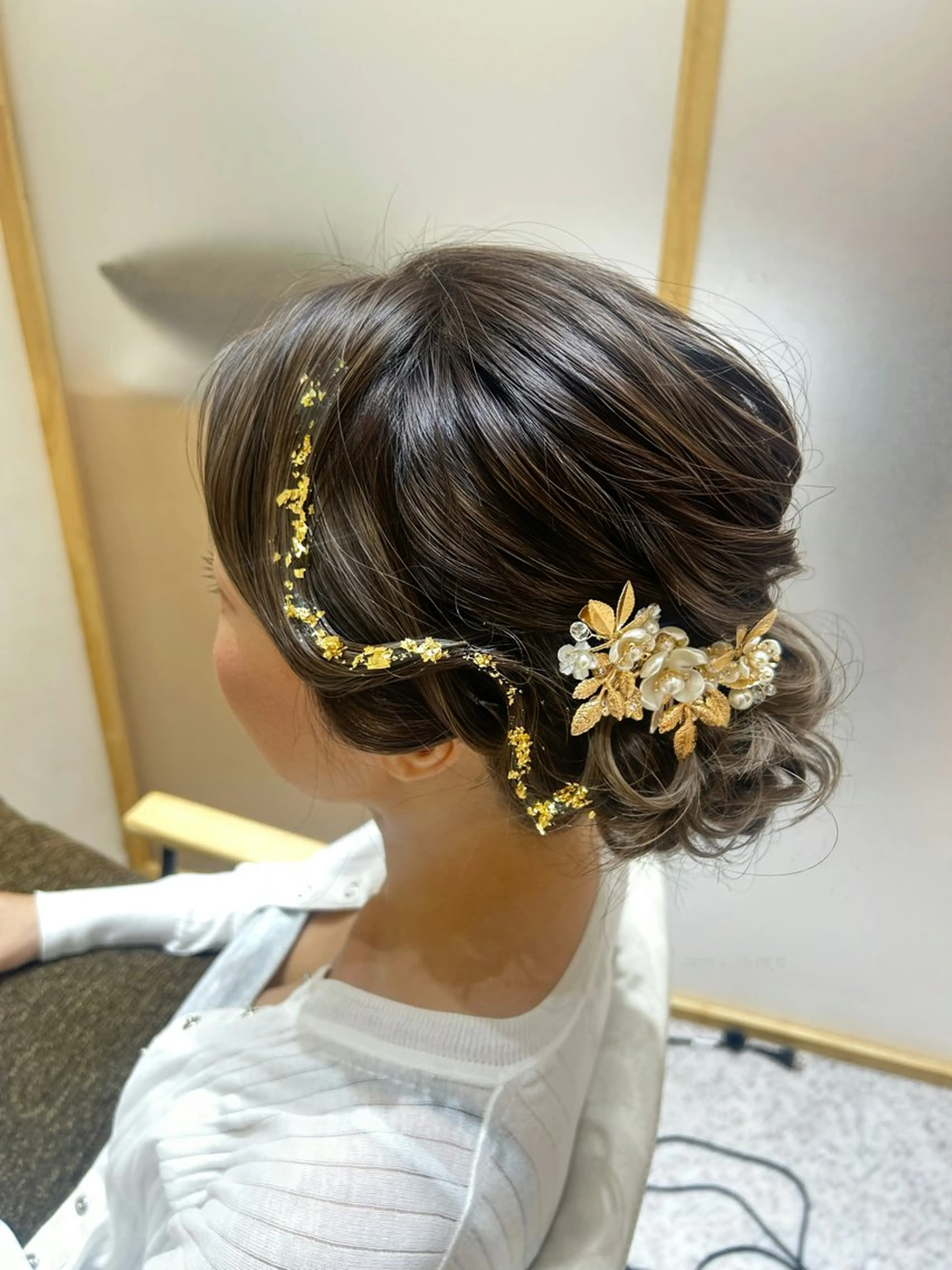ヘアアレンジ ヘアセット Yamamoto 半個室美容室zinaのヘアスタイル