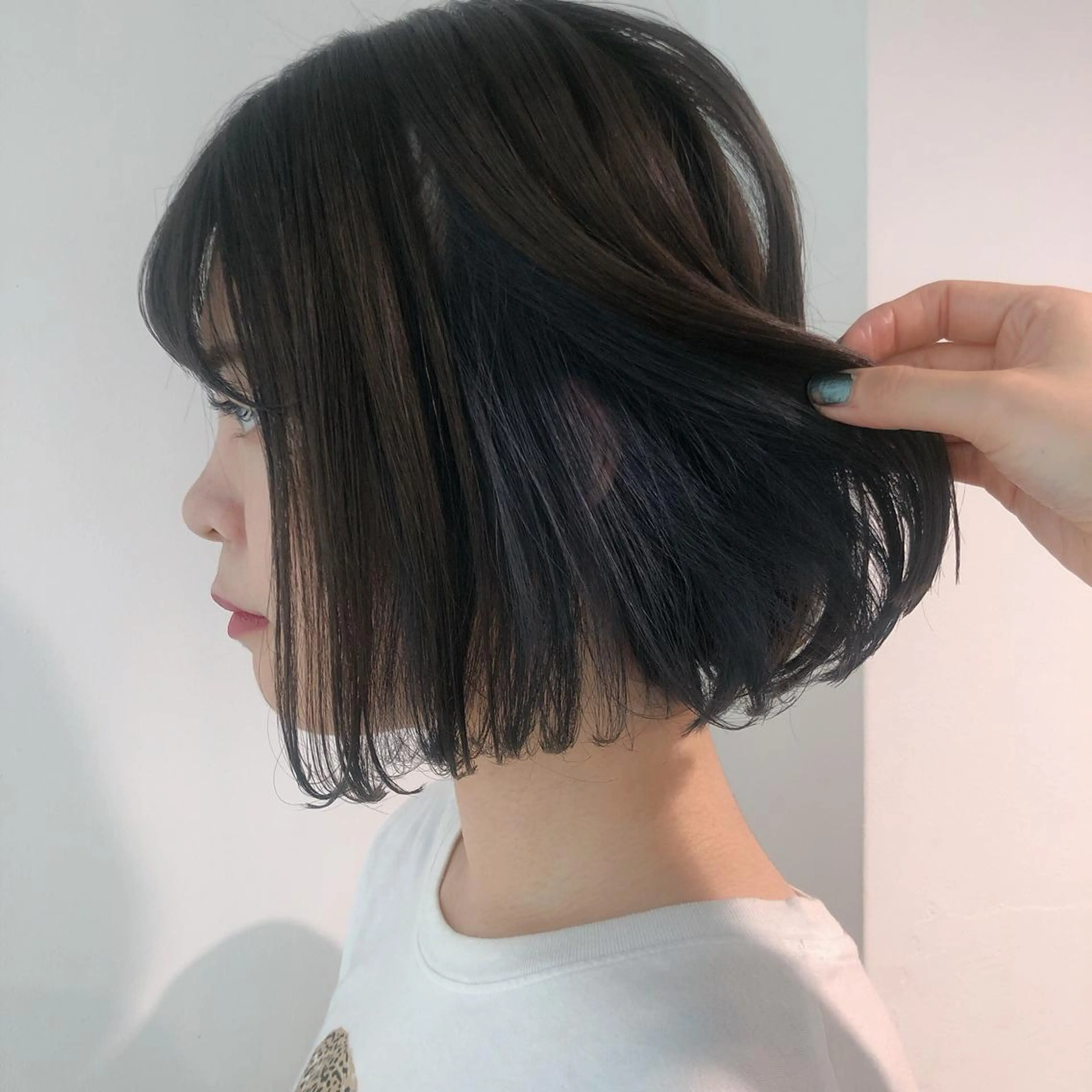 ショート カラー ブルーカラー ヘアカラー トリートメント ヘアセット ❤️sai❤️ official❤️のヘアスタイル