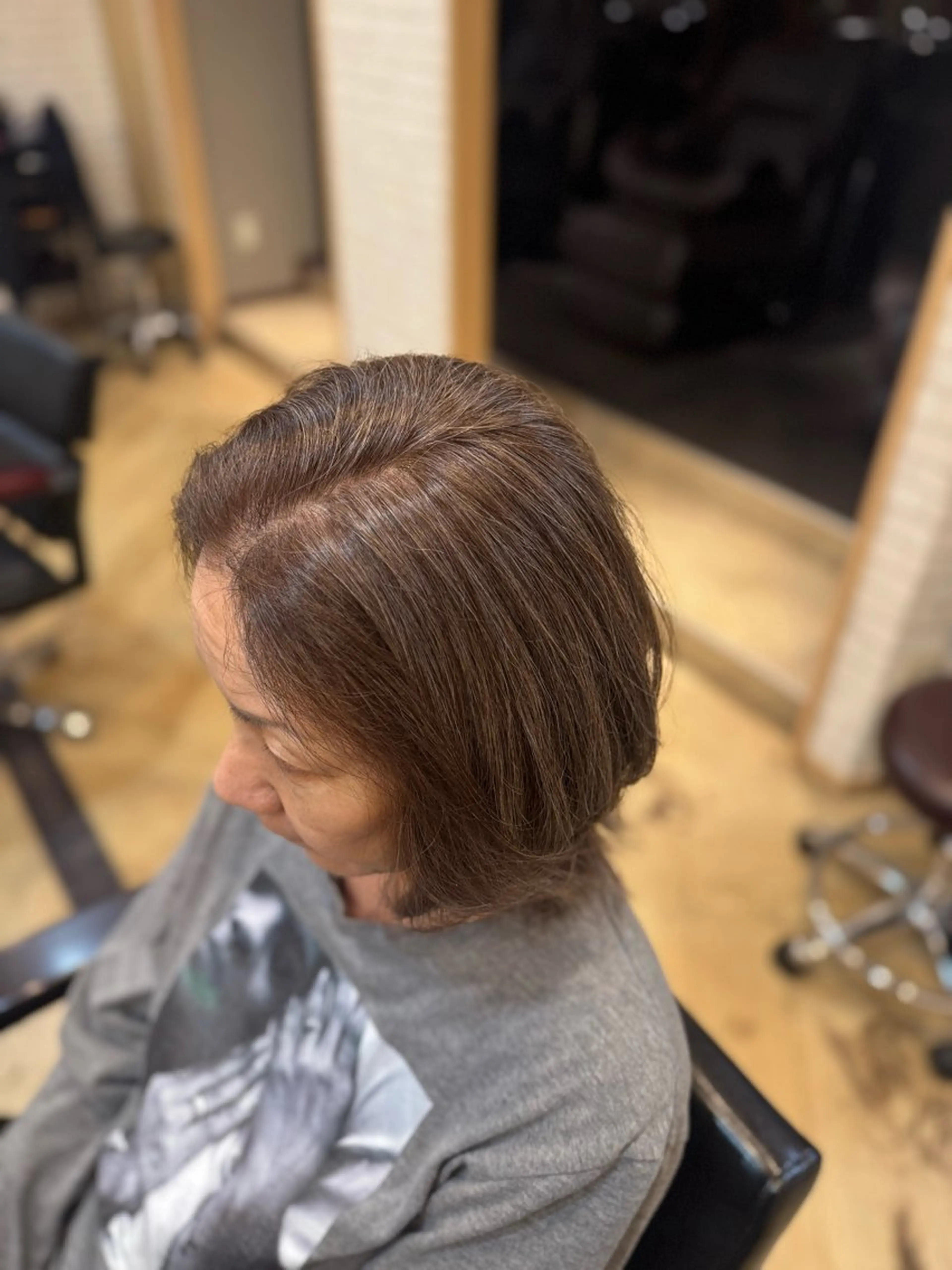 ミディアム ヘアカラー トリートメント m sakiのヘアスタイル