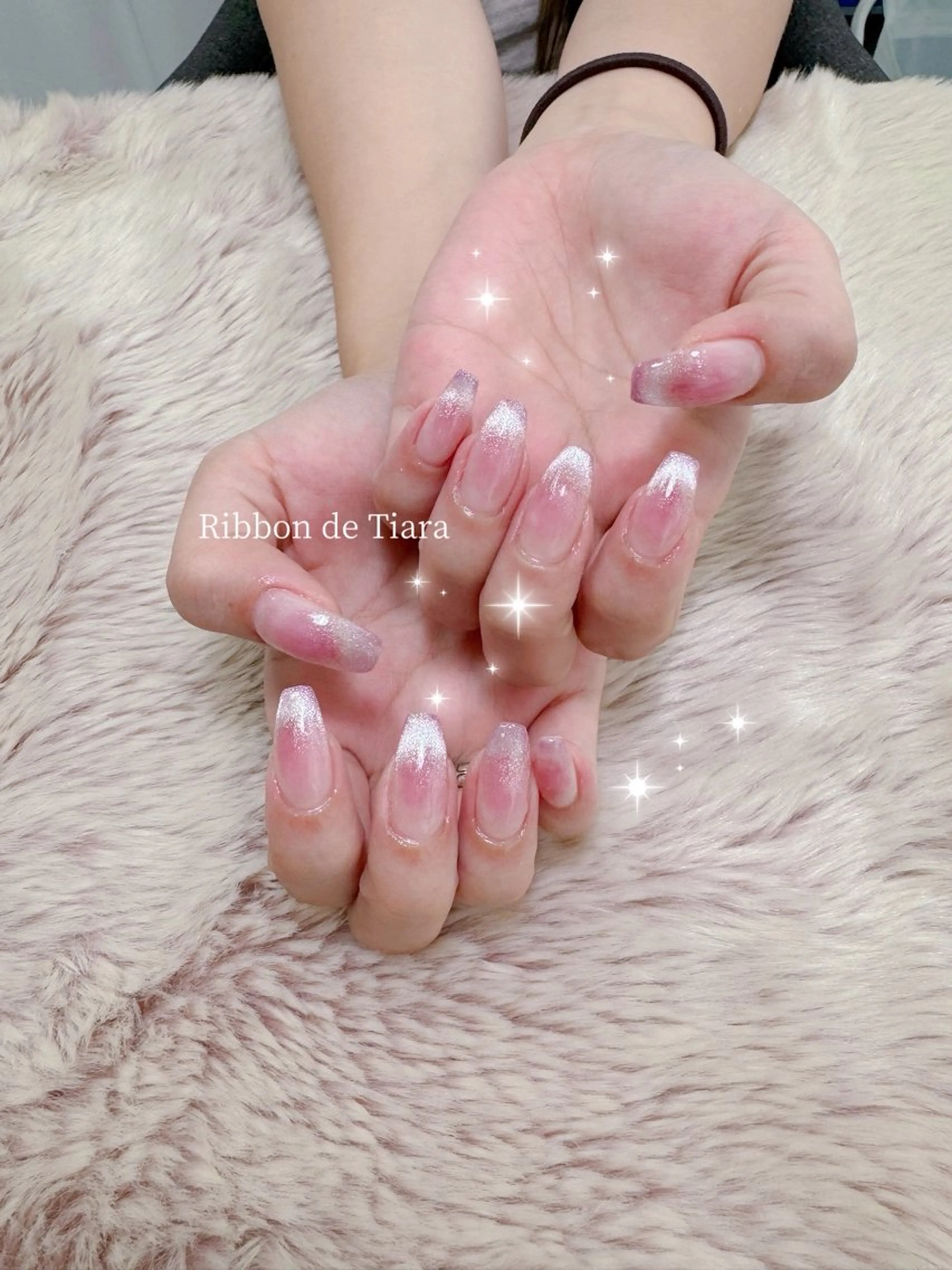 ネイル ハンドネイル Ribbon de Tiara MAKIのネイルデザイン
