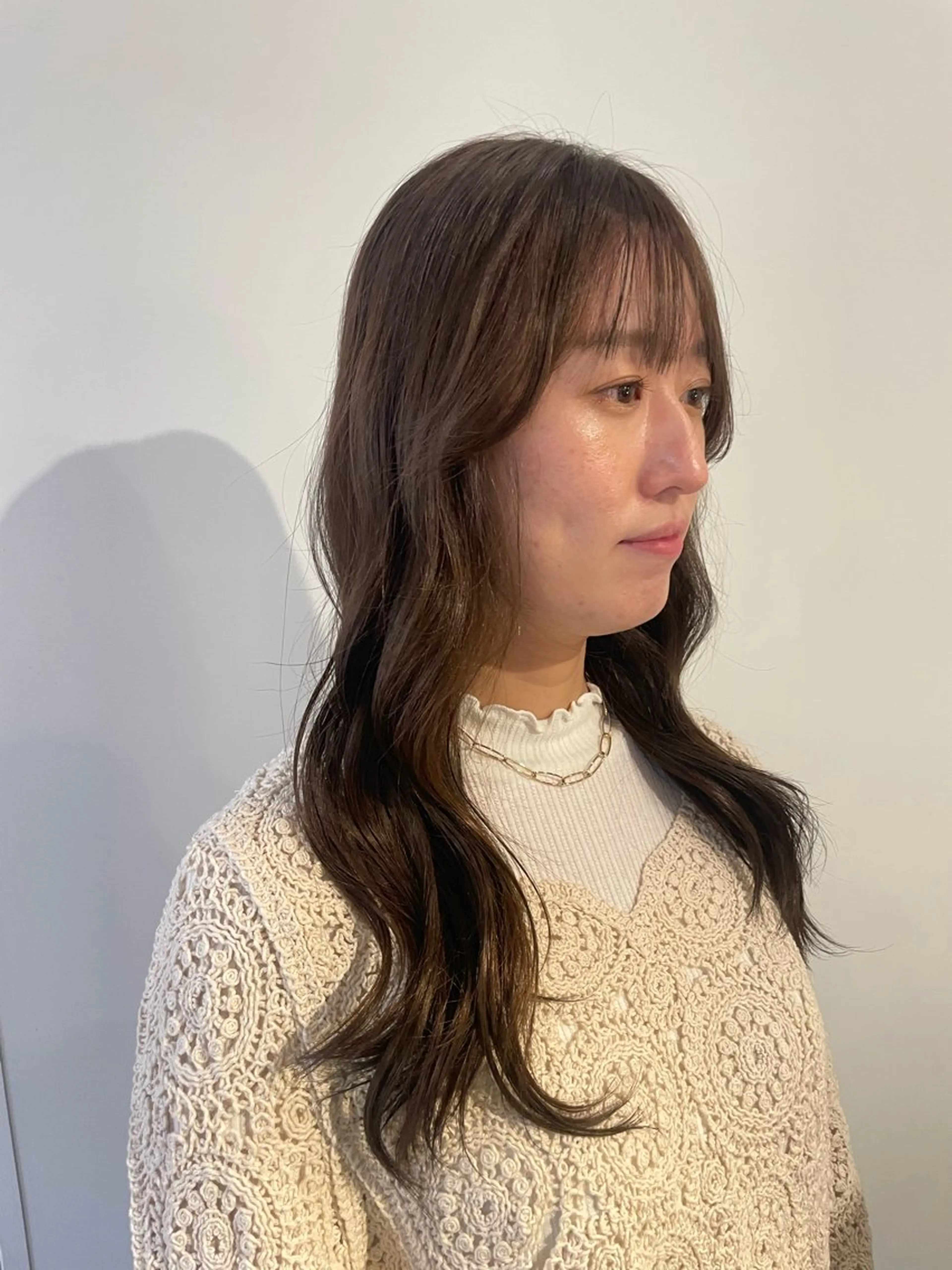 ロング カラー 透明感カラー カット ヘアカラー トリートメント しのはら まどかのヘアスタイル