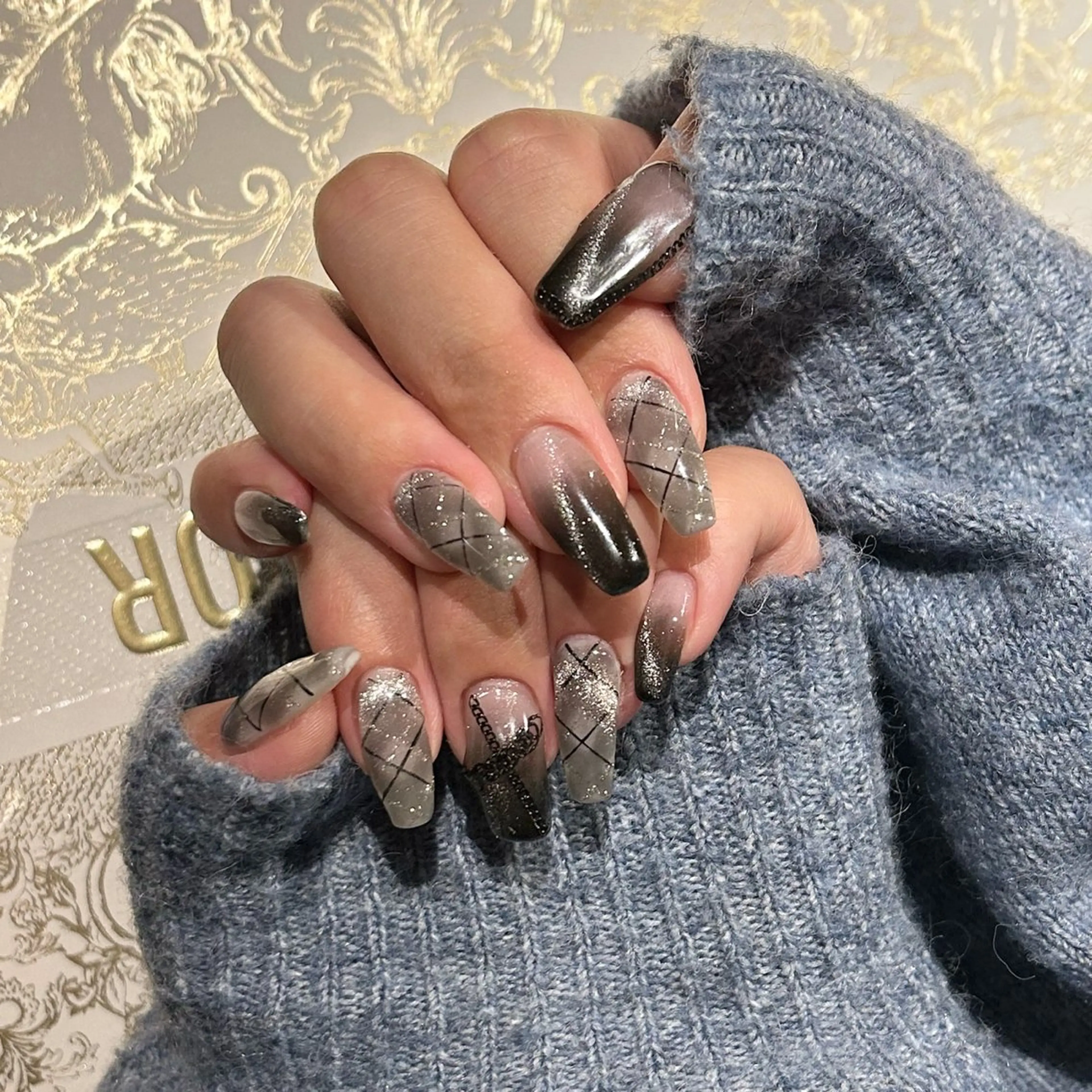 ロング zir nail 💞KASUMIのネイルデザイン